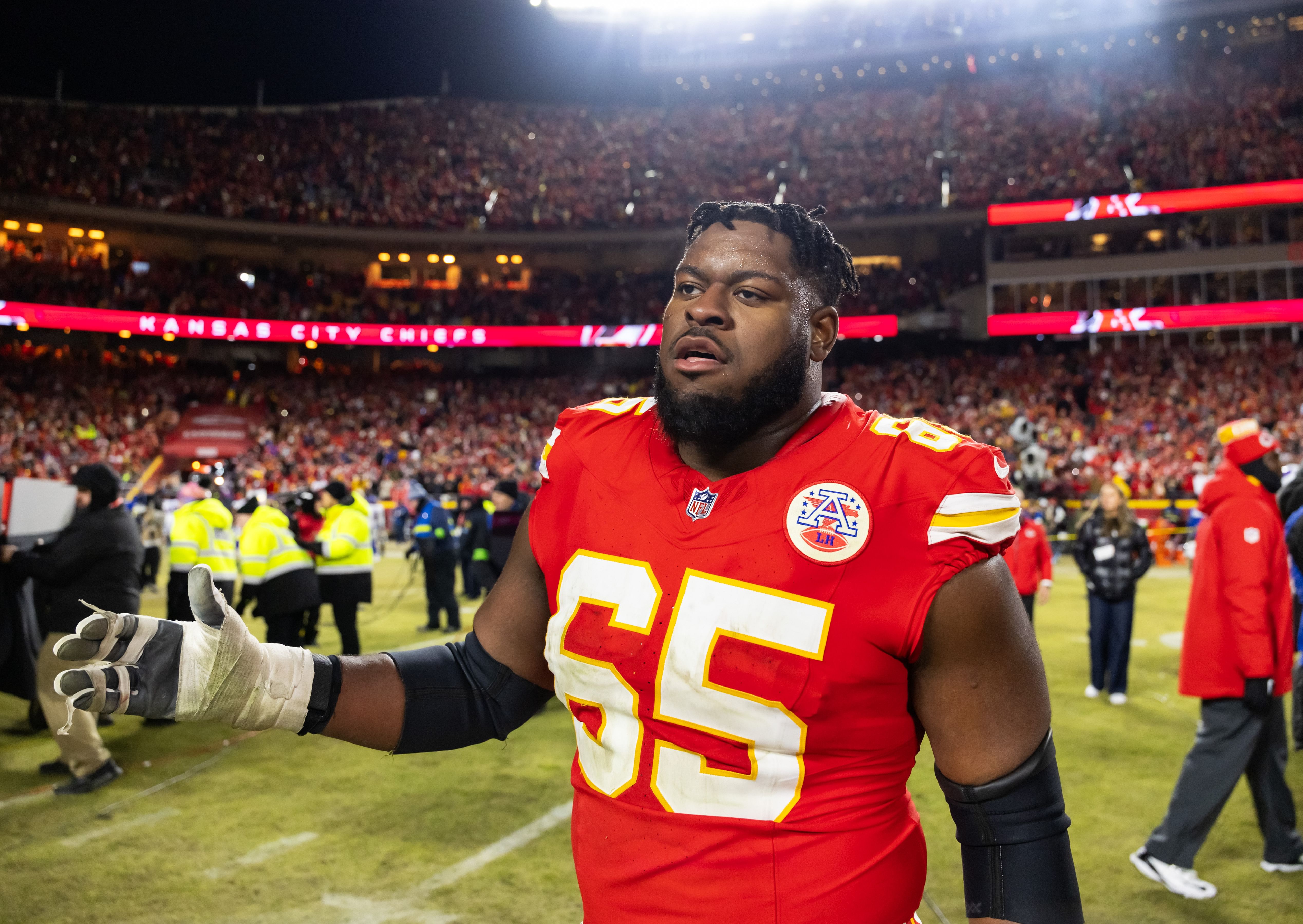 NFL: Kansas City Chiefs guard Trey Smith - Source: Imagn