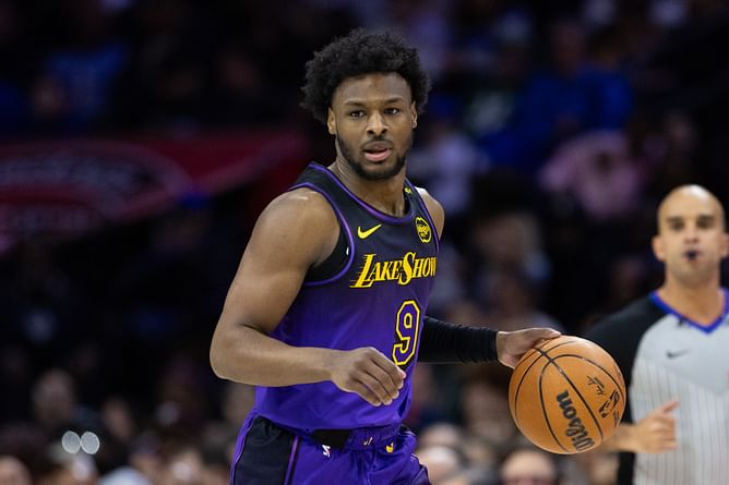 "He's feeleing the pressure" - Paul George breaks down Bronny James' struggles with consistency & untapped potential on Lakers