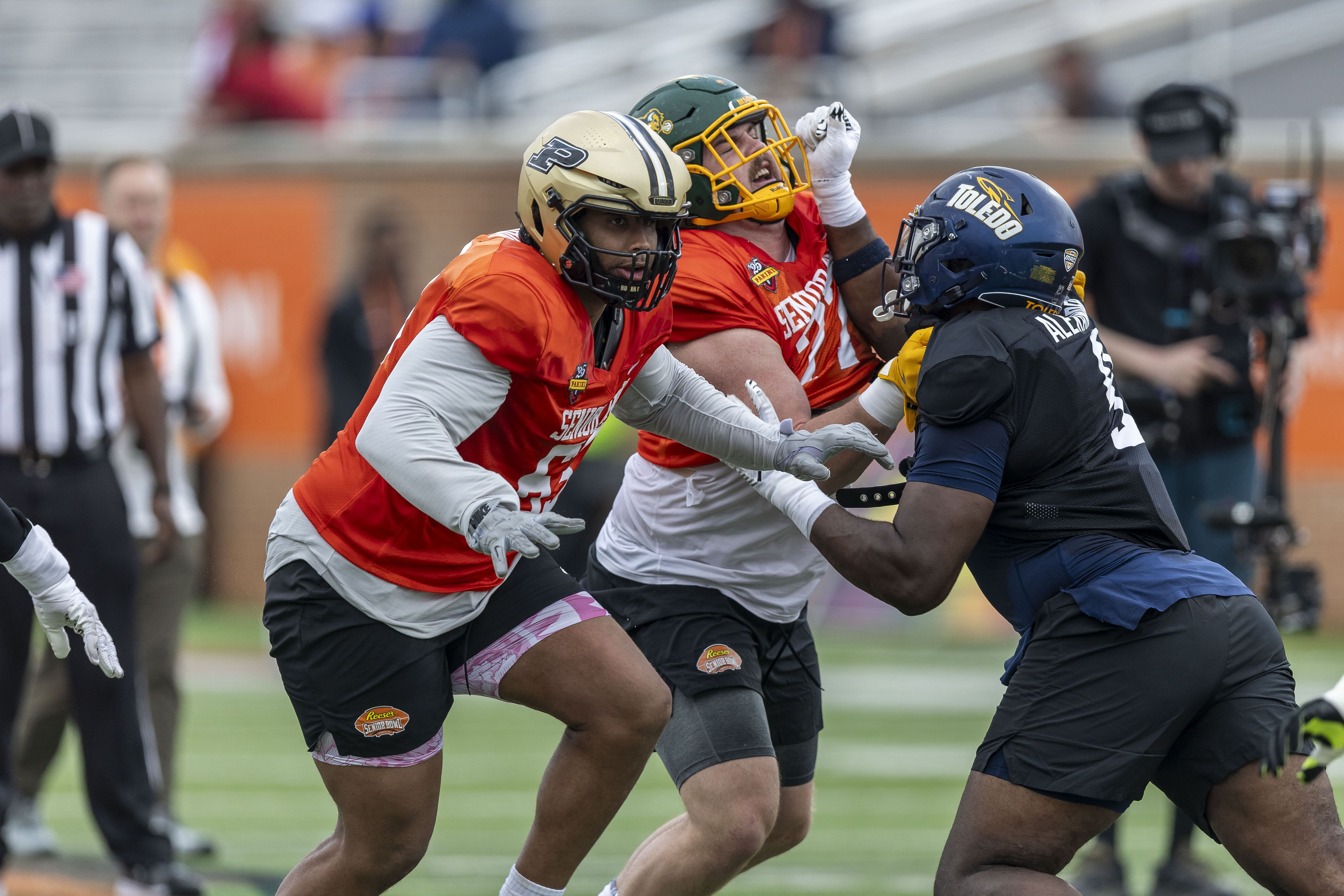 NCAA Football: NCAA Senior Bowl Practice - Source: Imagn