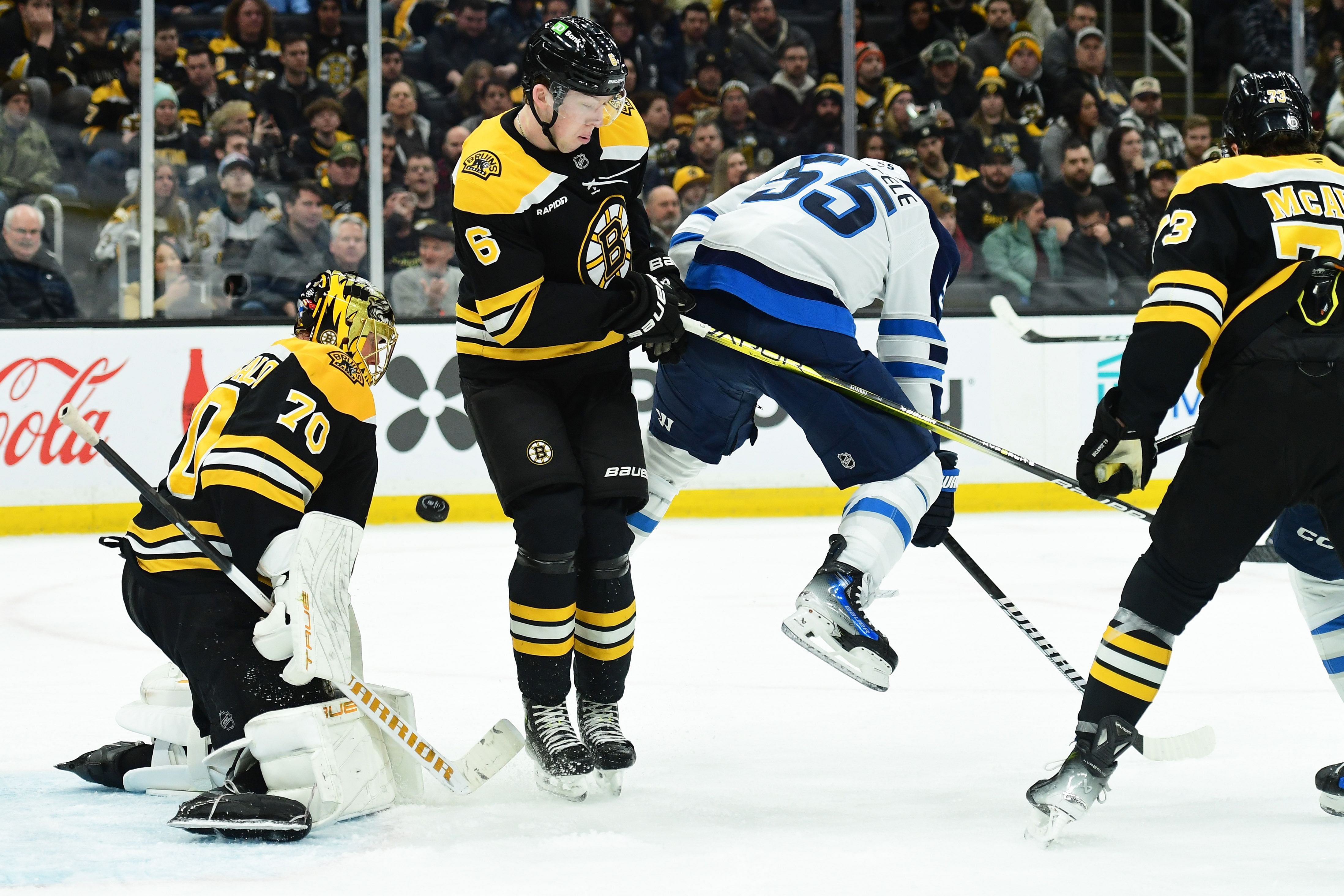 The Boston Bruins are favored tonight (Credits: Imagn)