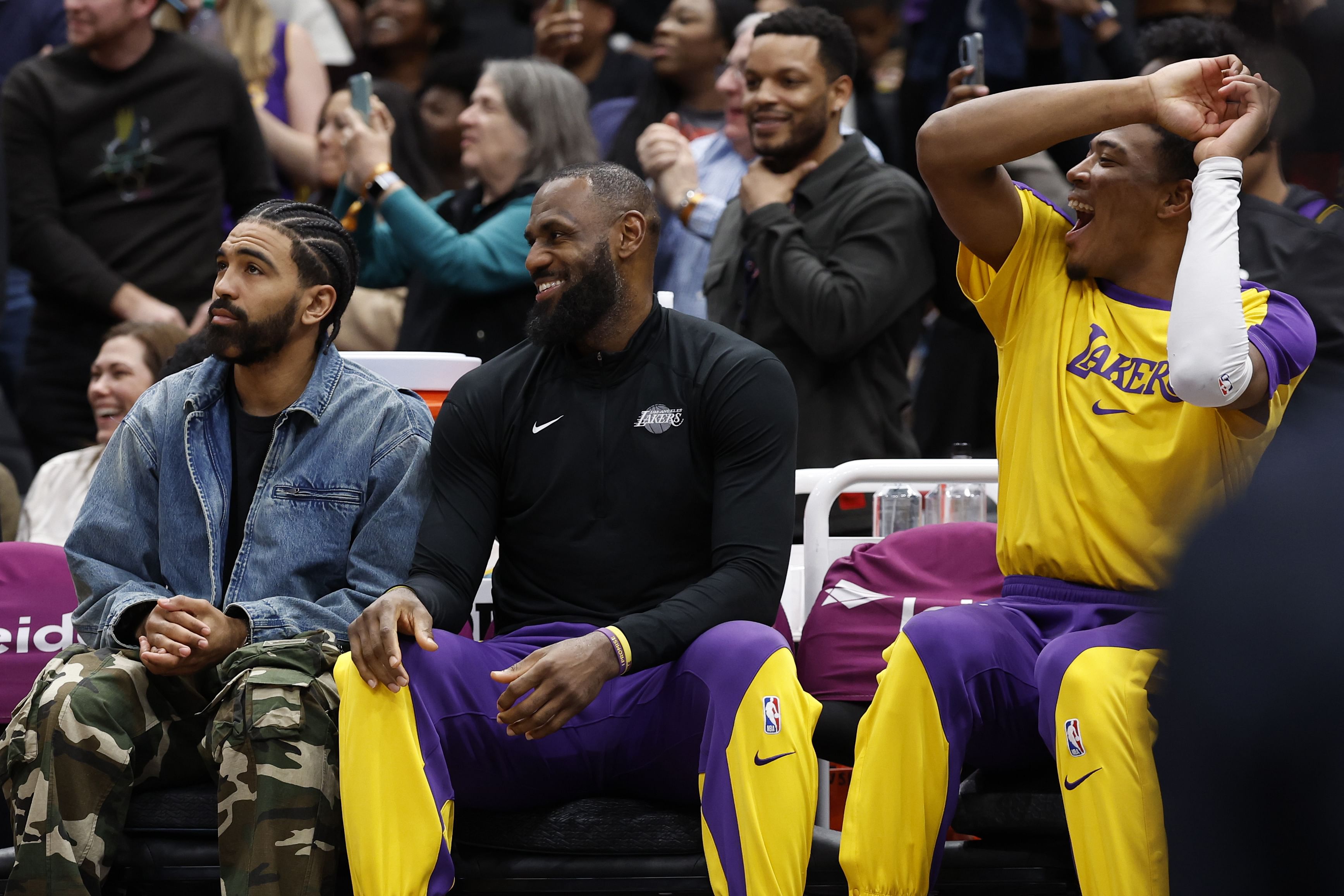 &quot;THEY KNOW THEY CURSED&quot; - NBA fans react to Lakers switching to Purple Statement jersey after brutal 1-10 City Edition record against Knicks (Image credit: Imagn)