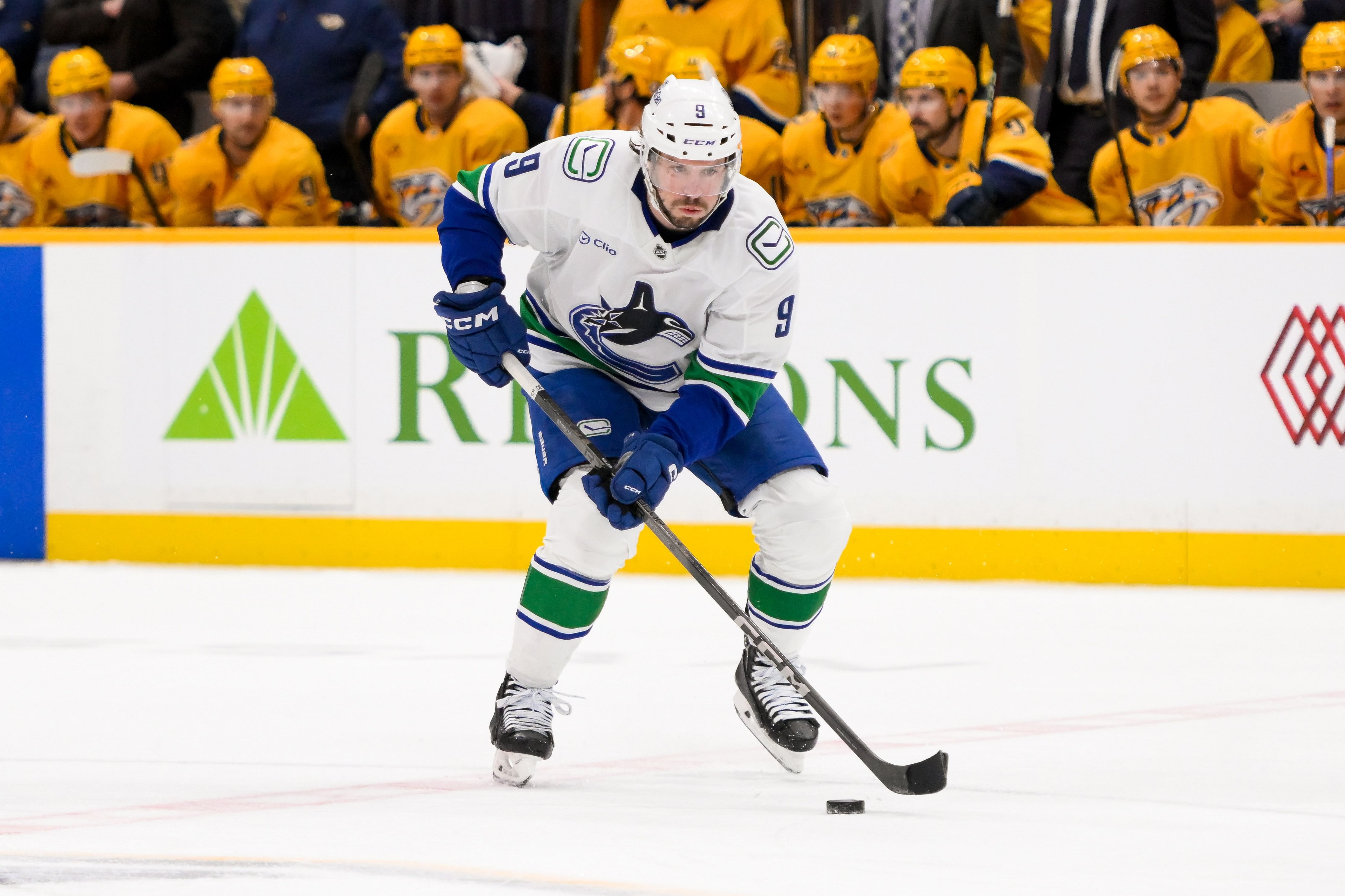 NHL: Vancouver Canucks at Nashville Predators - Source: Imagn