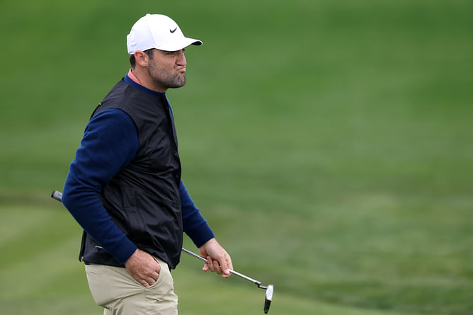 WATCH: Scottie Scheffler voices his frustration with ball spin at Pebble Beach