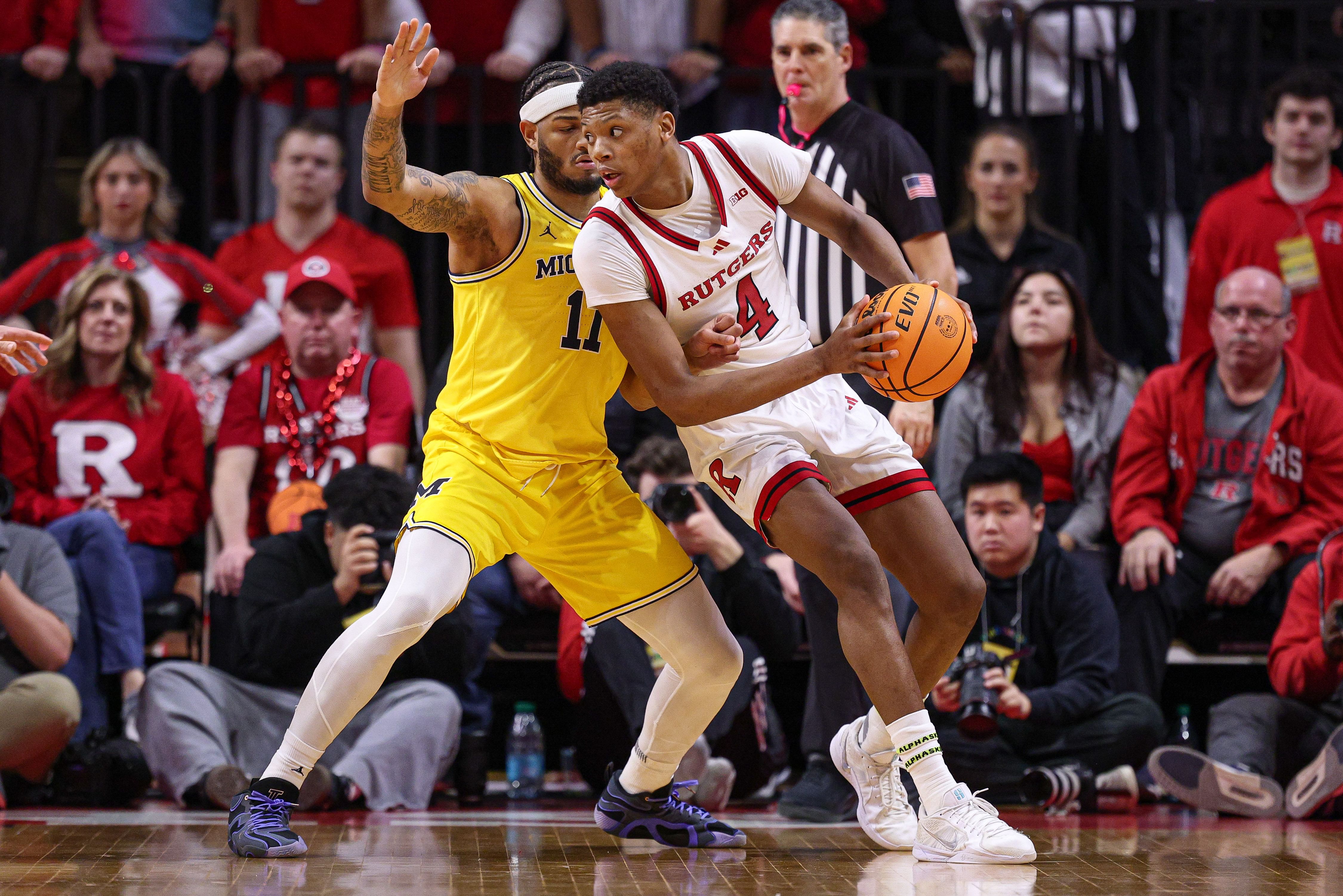 NCAA Basketball: Michigan at Rutgers - Source: Imagn