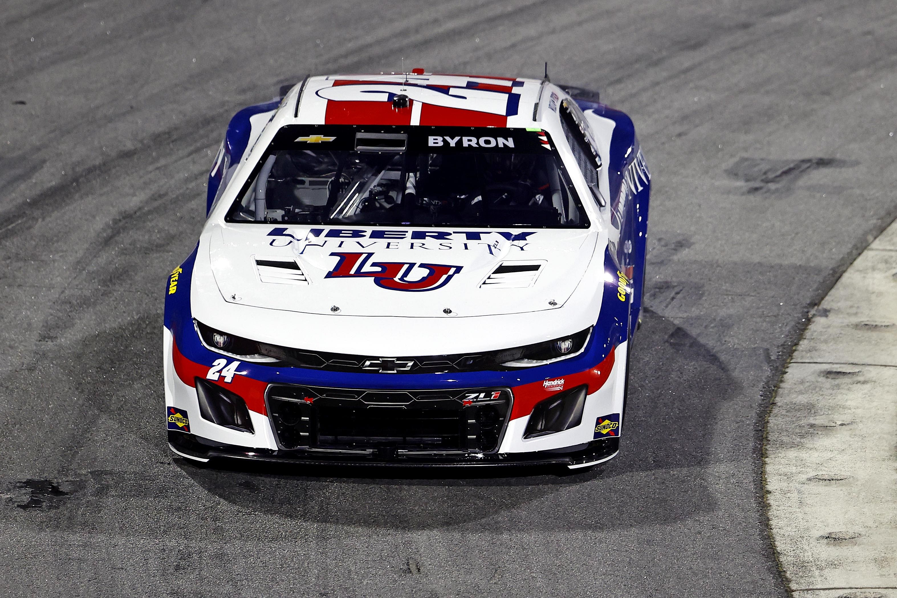 NASCAR Cup Series driver William Byron (24) during practice for the Clash at Bowman Gray at Bowman Gray Stadium. - Source: Imagn