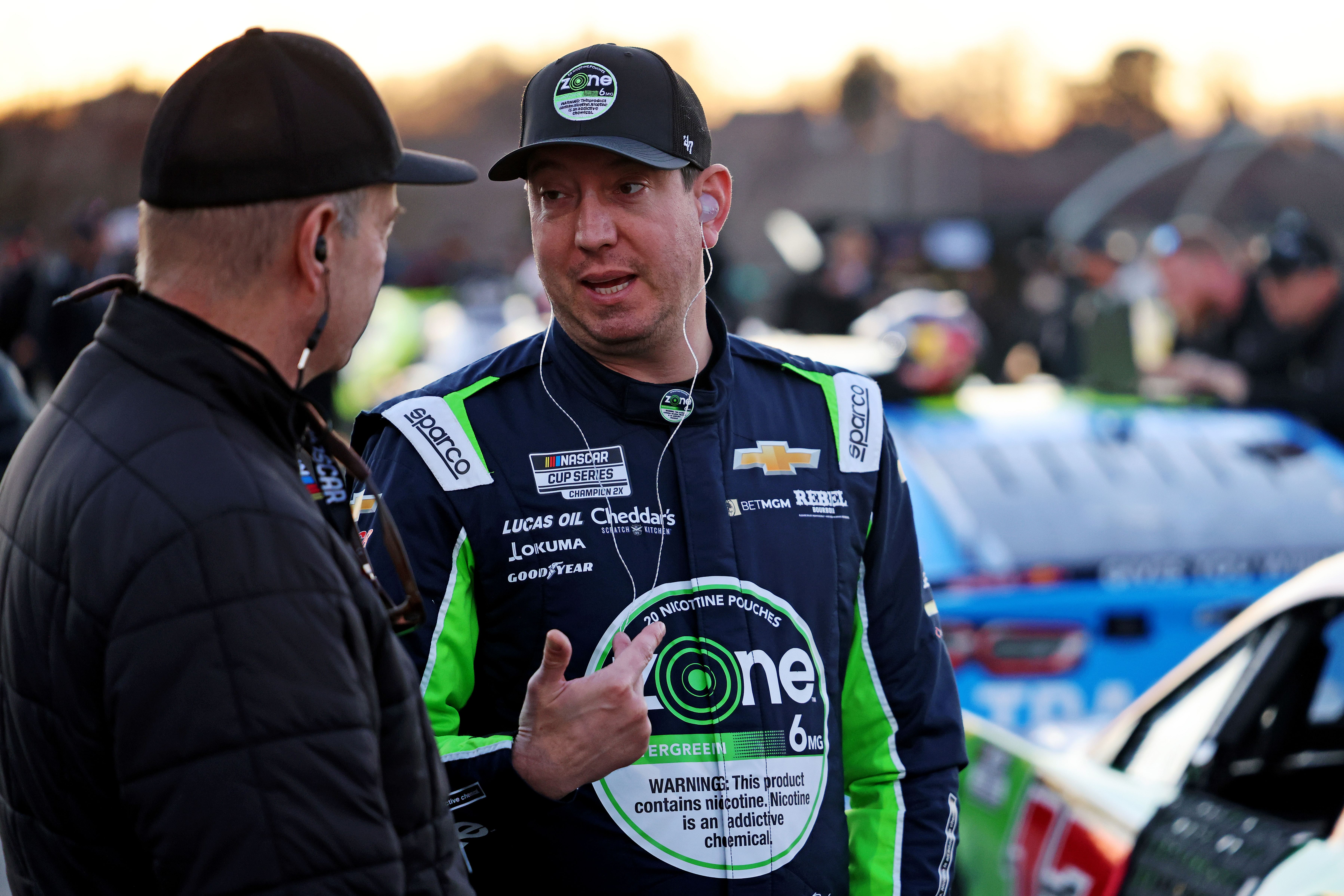 Kyle Busch during practice for the Clash at Bowman Gray at Bowman Gray Stadium - Source: Imagn