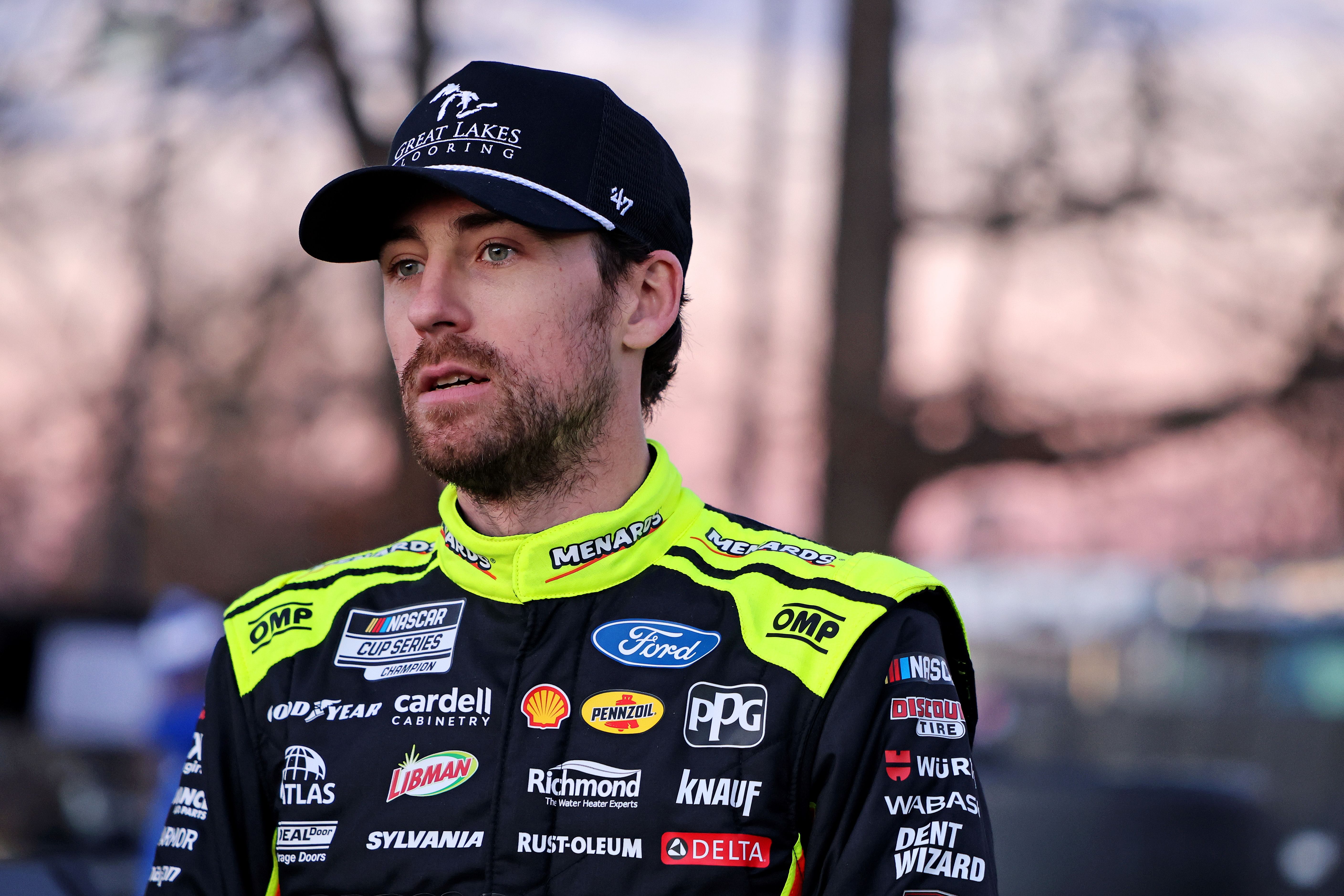 Ryan Blaney during practice for the Clash at Bowman Gray at Bowman Gray Stadium - Source: Imagn