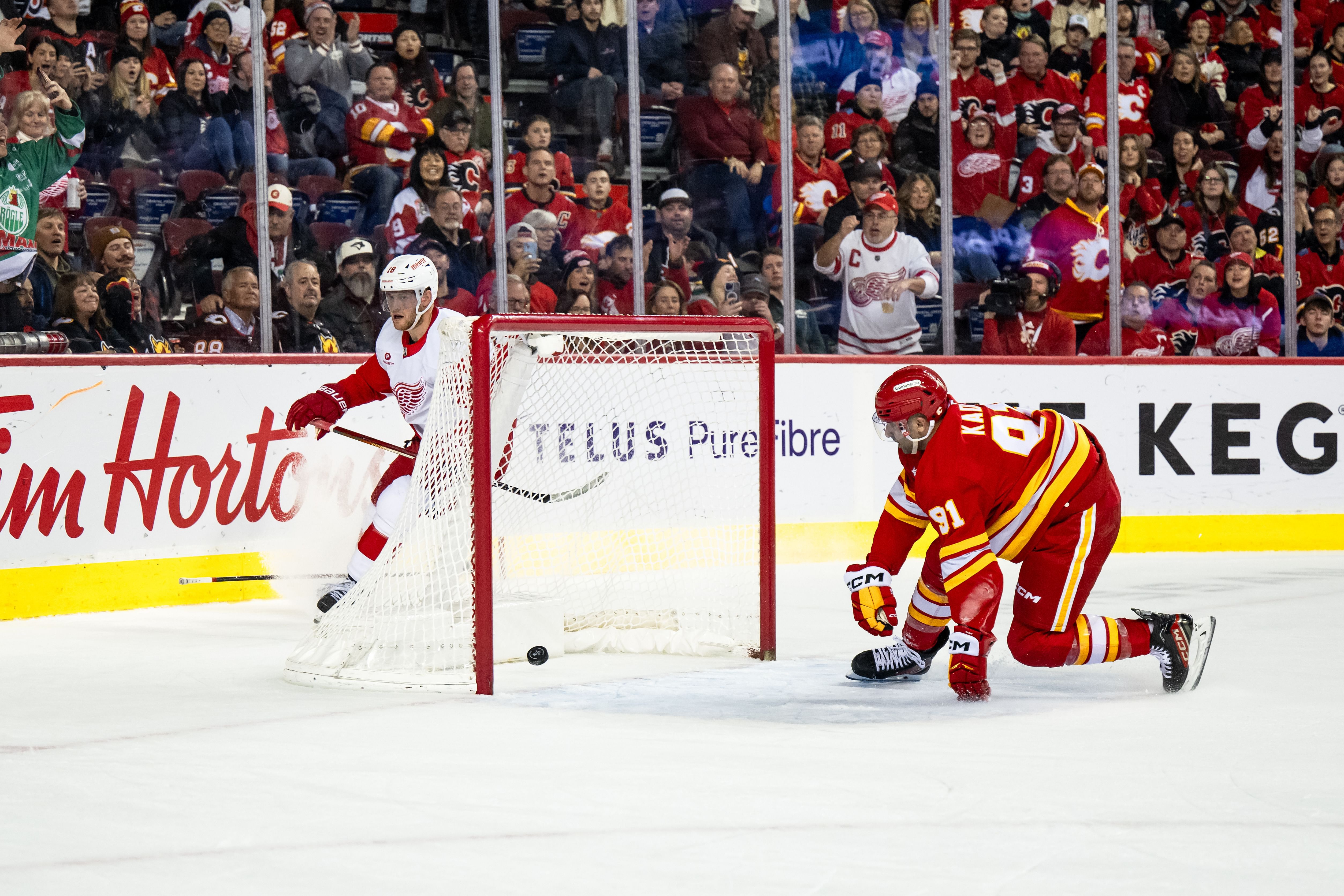 NHL: Detroit Red Wings at Calgary Flames - Source: Imagn