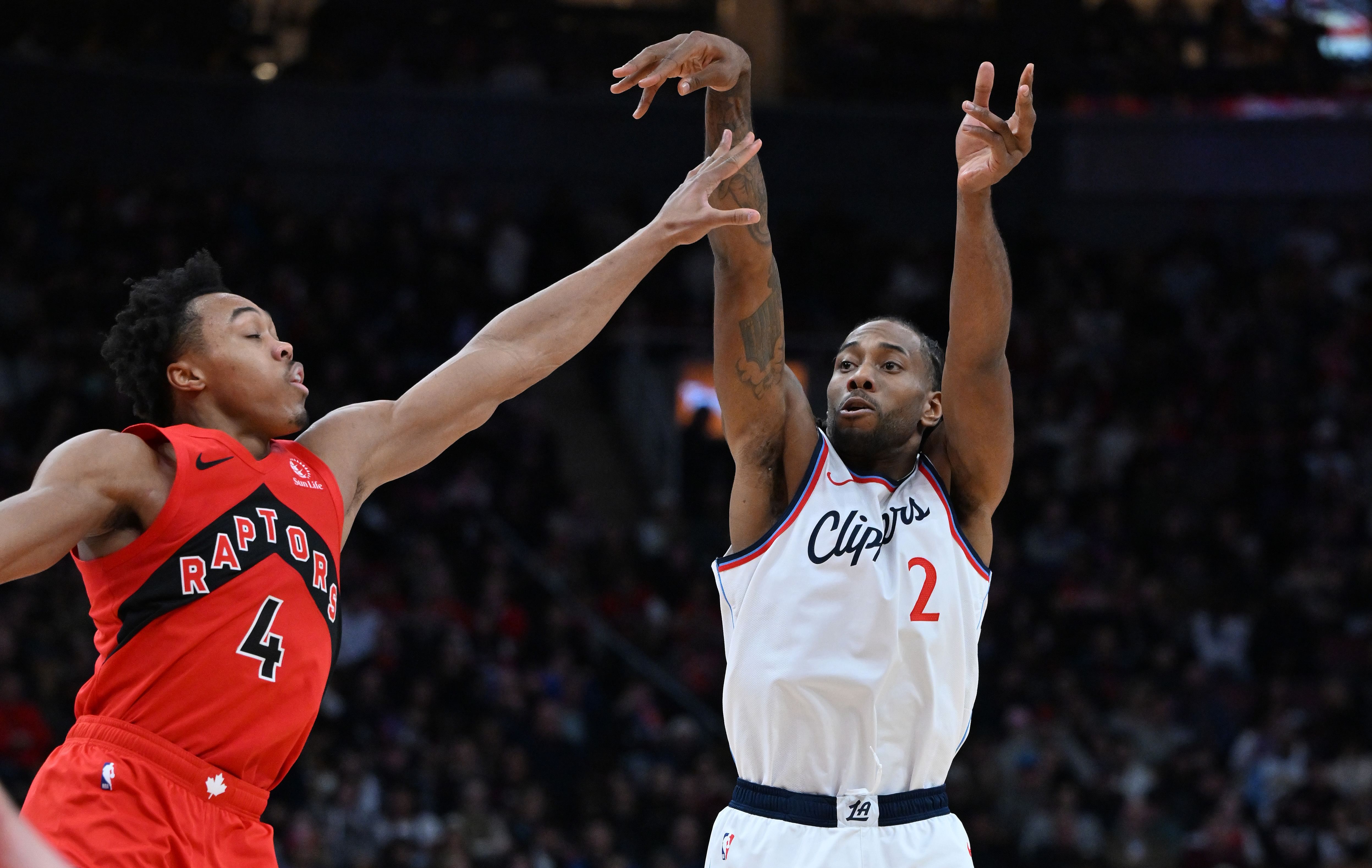 YouTuber proposes Kawhi Leonard trade to Toronto. (Photo: IMAGN)