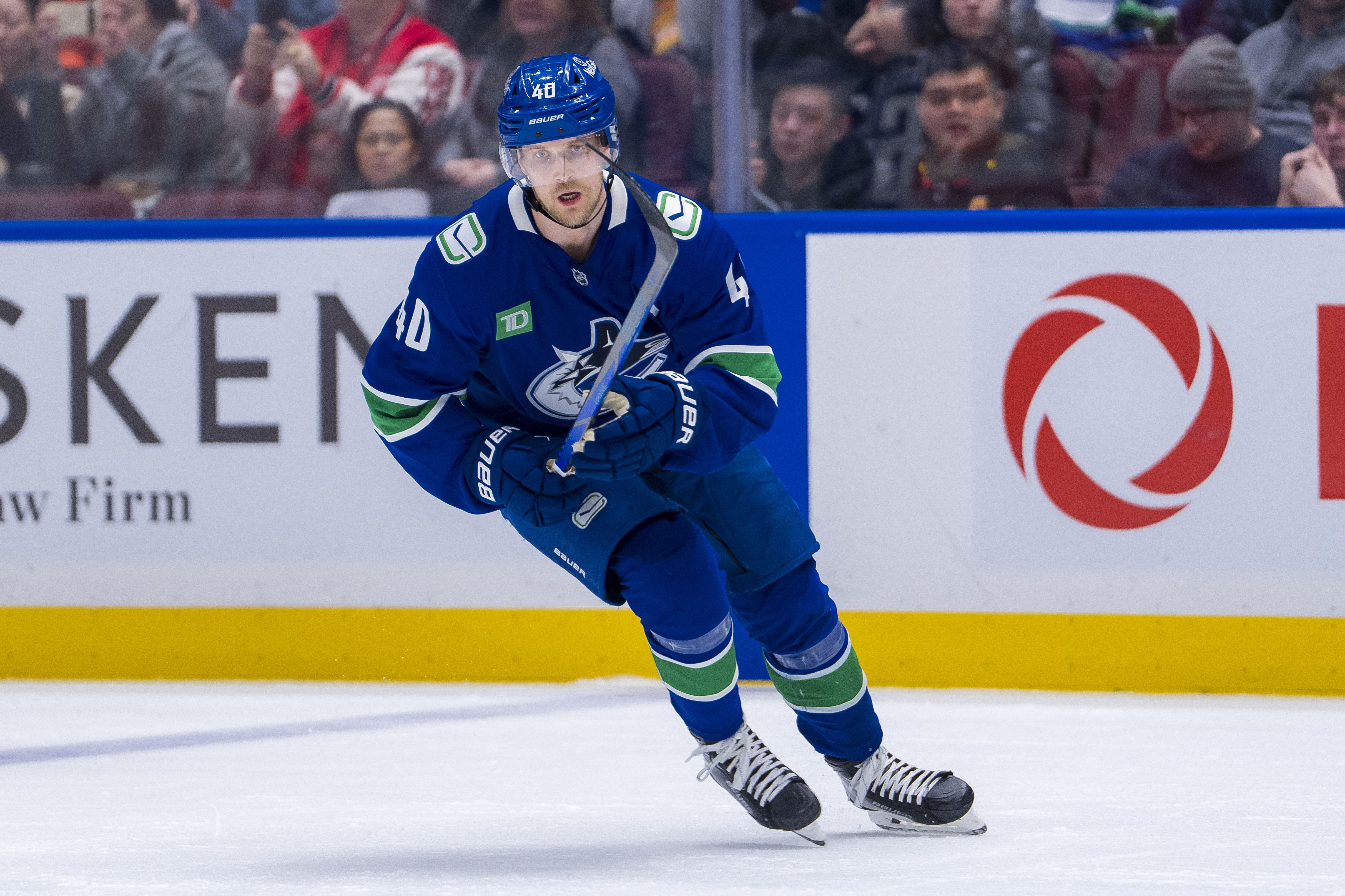 Elias Pettersson talked about the J.T. Miller trade (Imagn)