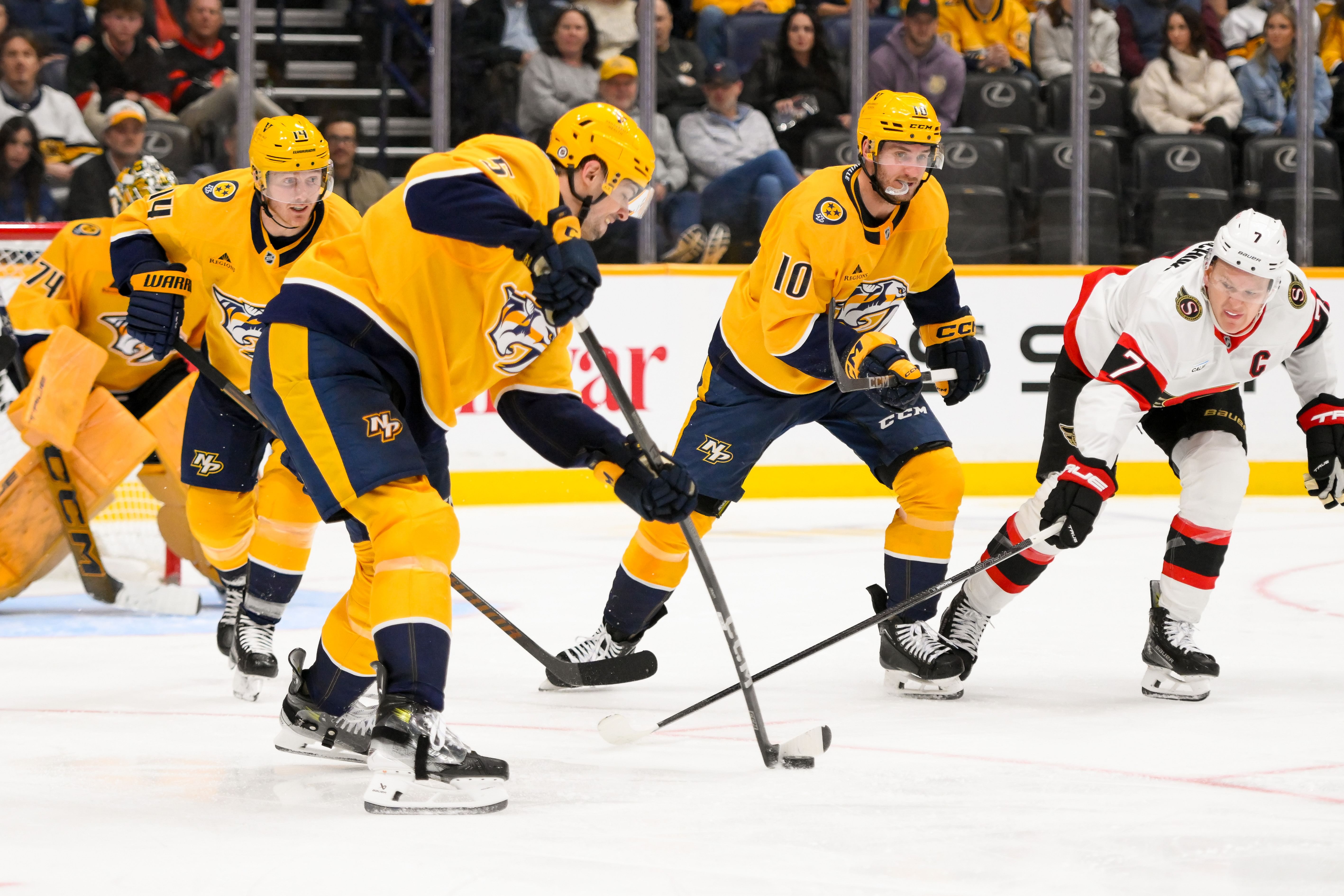 NHL: Ottawa Senators at Nashville Predators - Source: Imagn