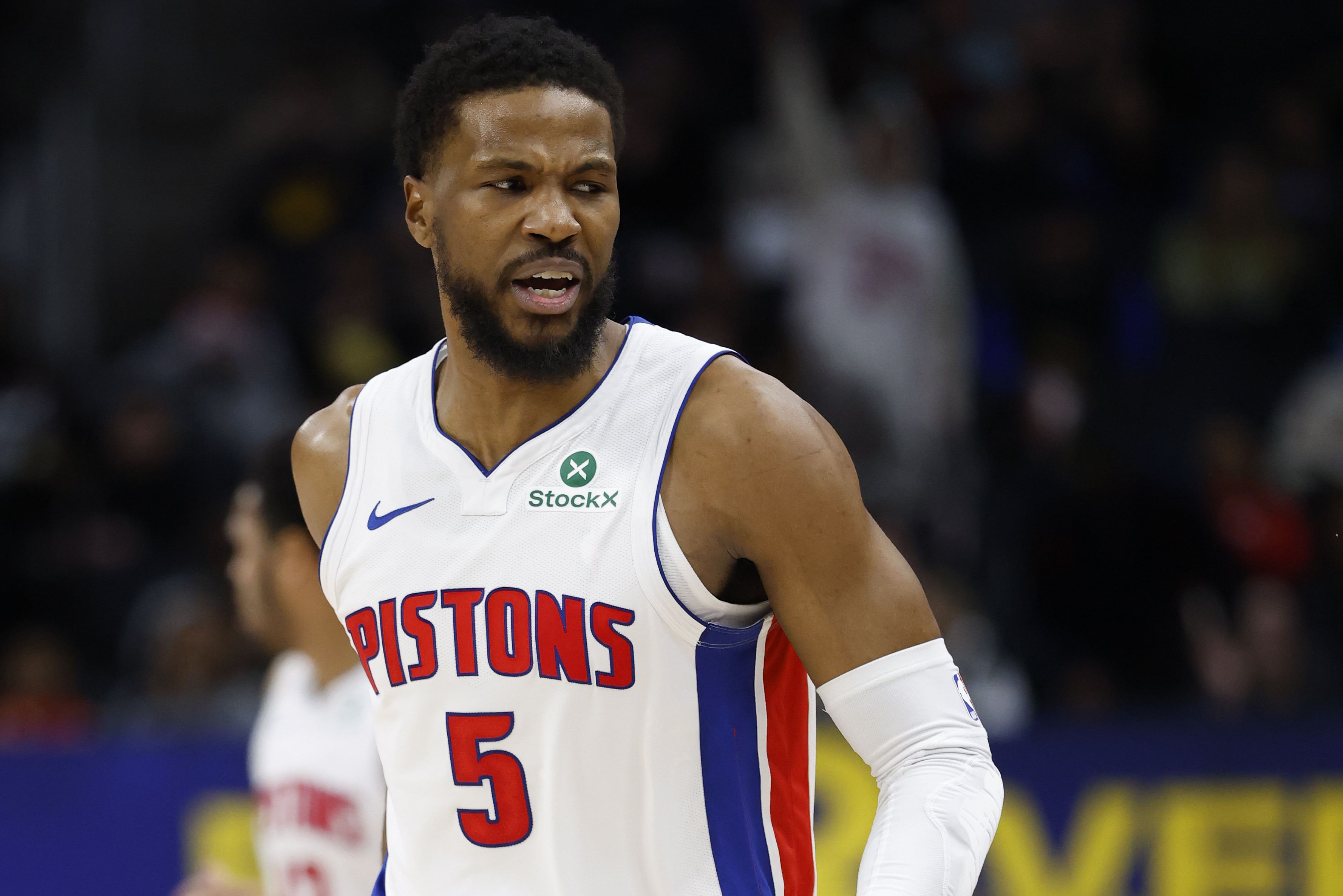 Detroit Pistons shooting guard Malik Beasley (Image Credit: Rick Osentoski-Imagn Images)