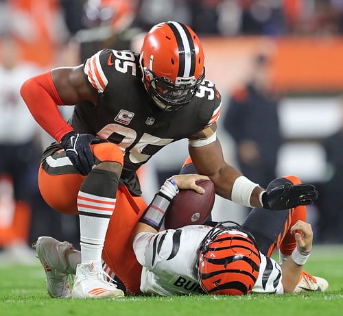 Syndication: Akron Beacon Journal - Myles Garrett - Source: Imagn