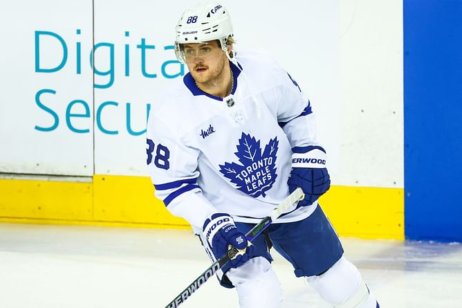 William Nylander makes feelings known after scoring a hat-trick exactly 8 years apart in his birthplace Calgary