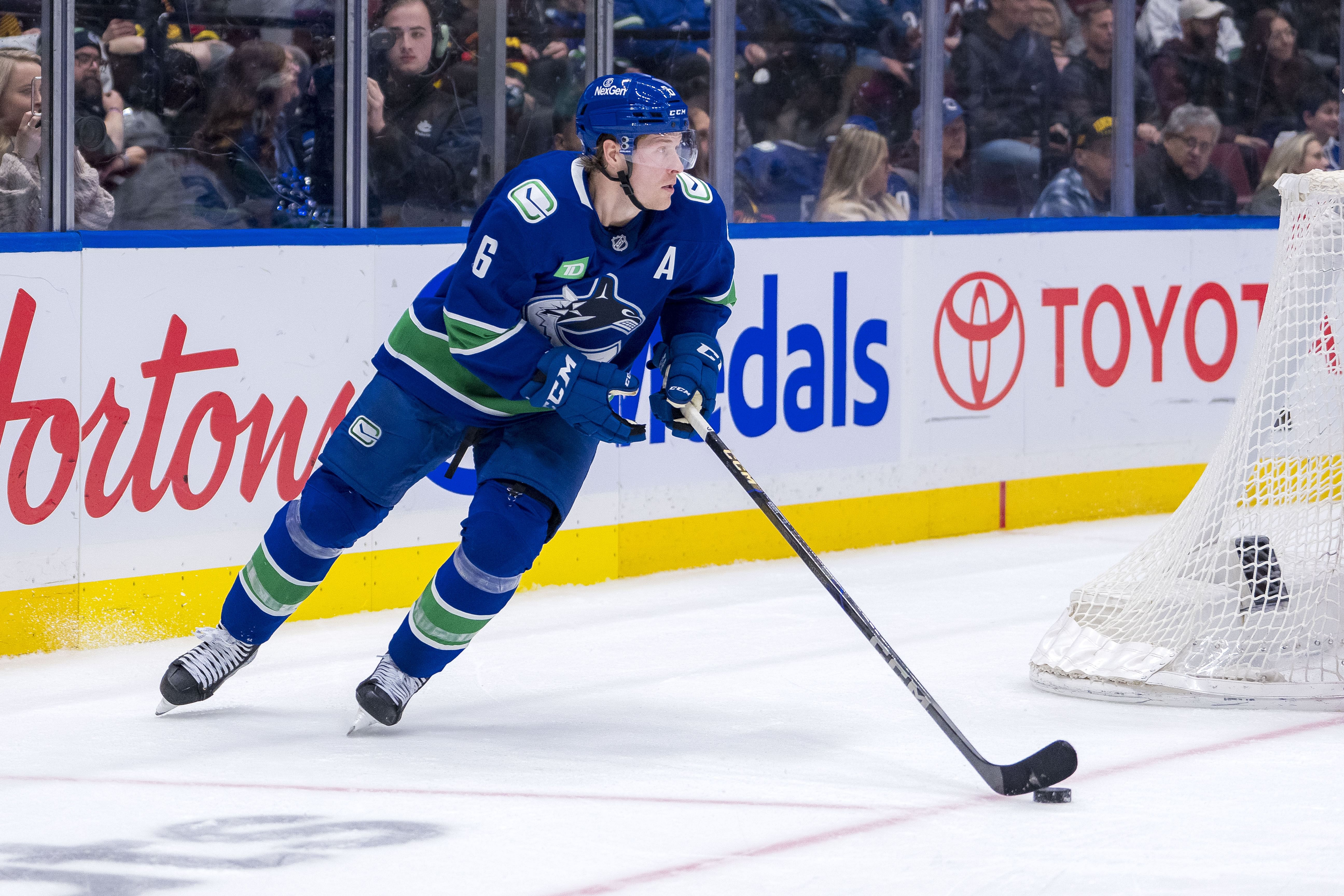 The Canucks star may get one more offer (Imagn)