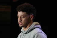 Patrick Mahomes at Super Bowl LIX-Kansas City Chiefs Press Conference - Source: Imagn