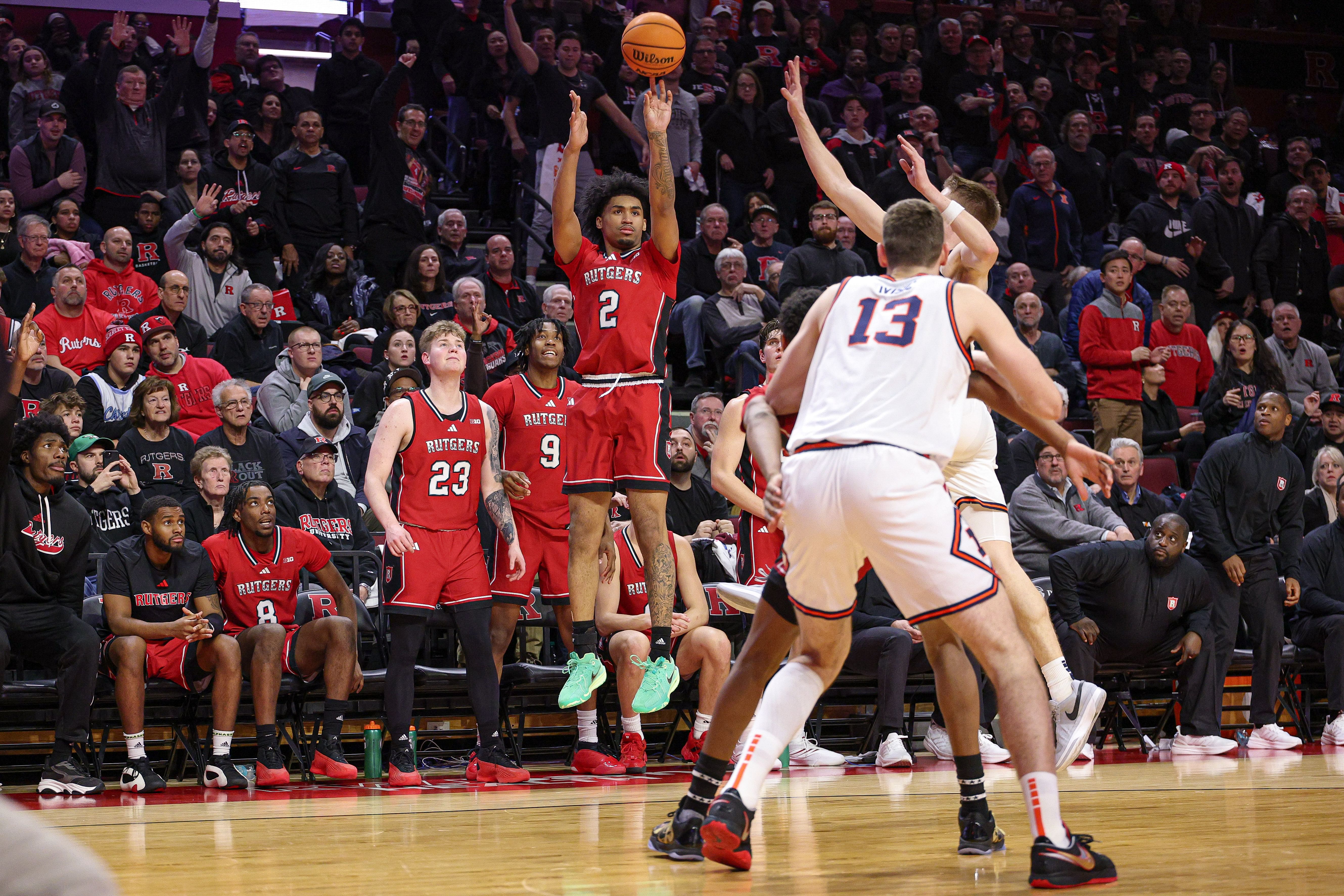 NCAA Basketball: Illinois at Rutgers - Source: Imagn