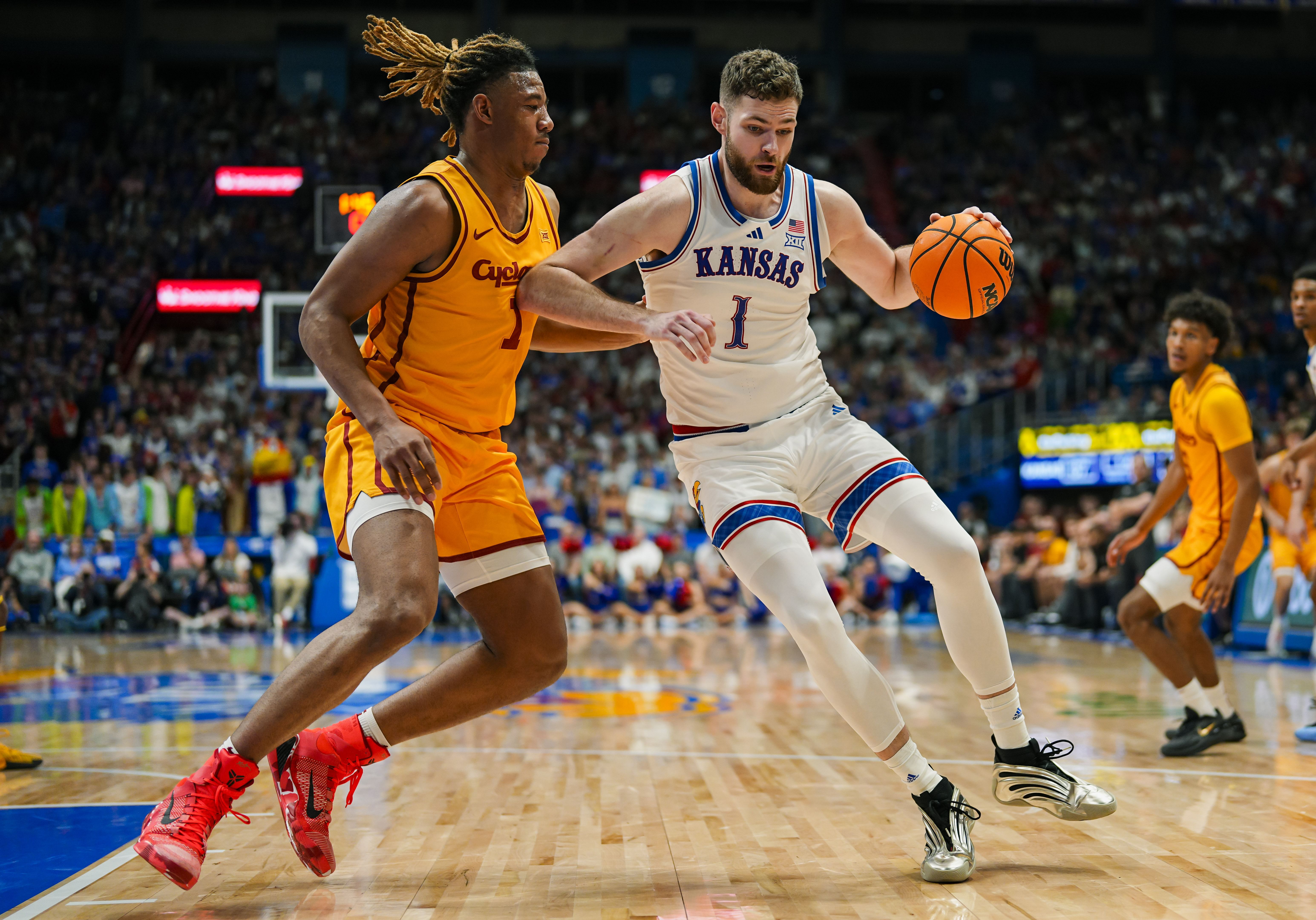 NCAA Basketball: Iowa State at Kansas - Source: Imagn