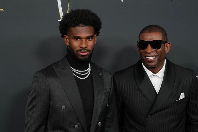 "My son is true to the game": $45 million worth Coach Prime shows love to Shedeur Sanders' unique sneaker choices