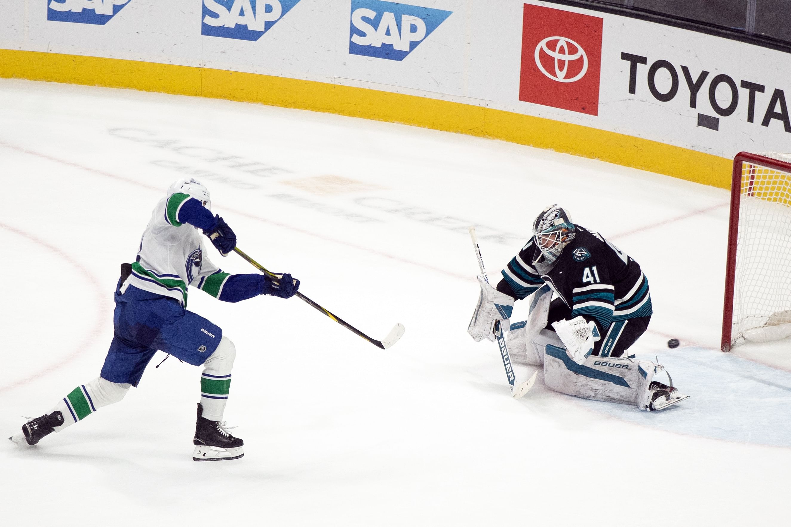 NHL: Vancouver Canucks at San Jose Sharks (Credits: IMAGN)