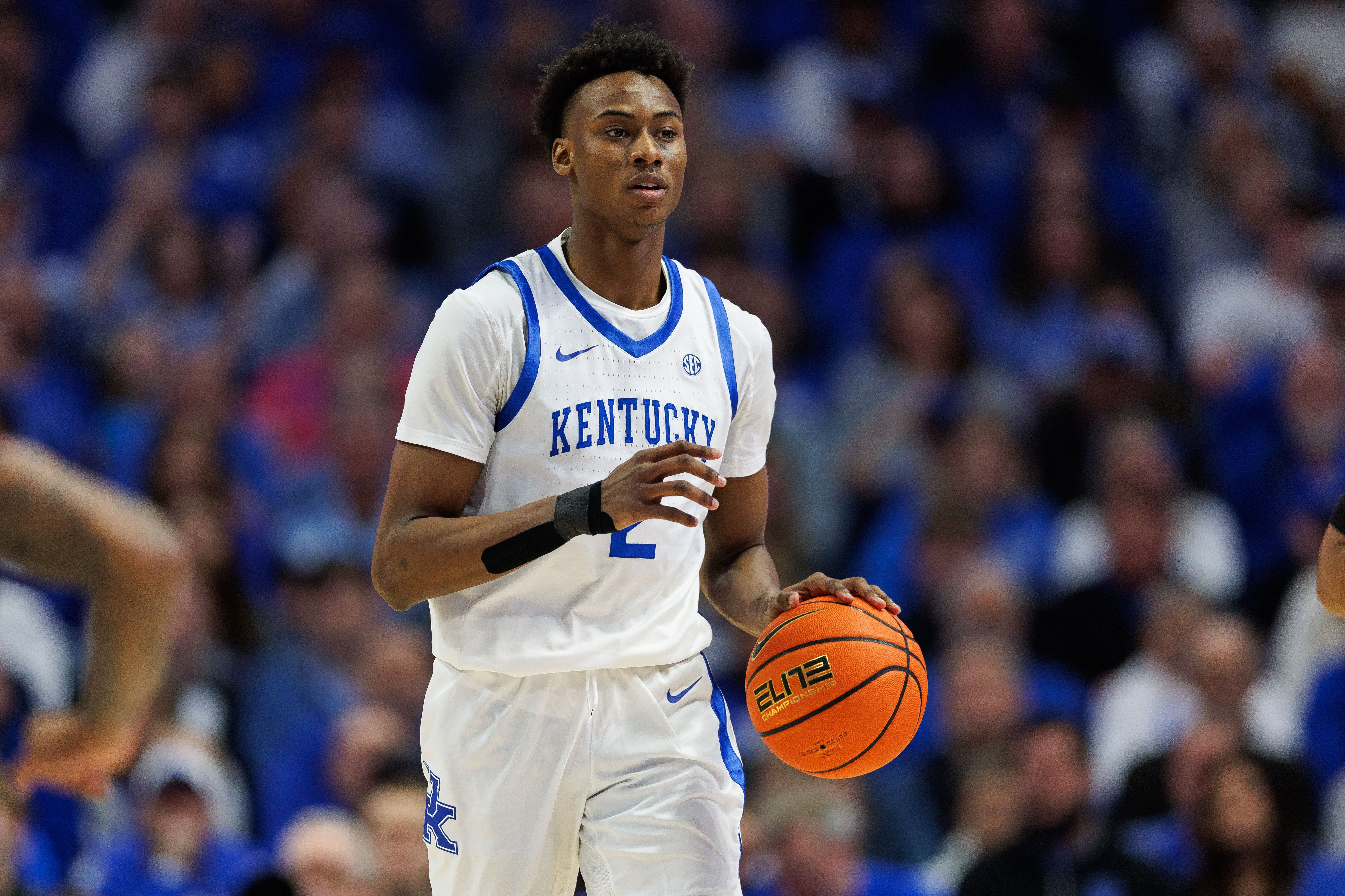 NCAA Basketball: South Carolina at Kentucky. Jaxson Robinson of Kentucky - Source: Imagn