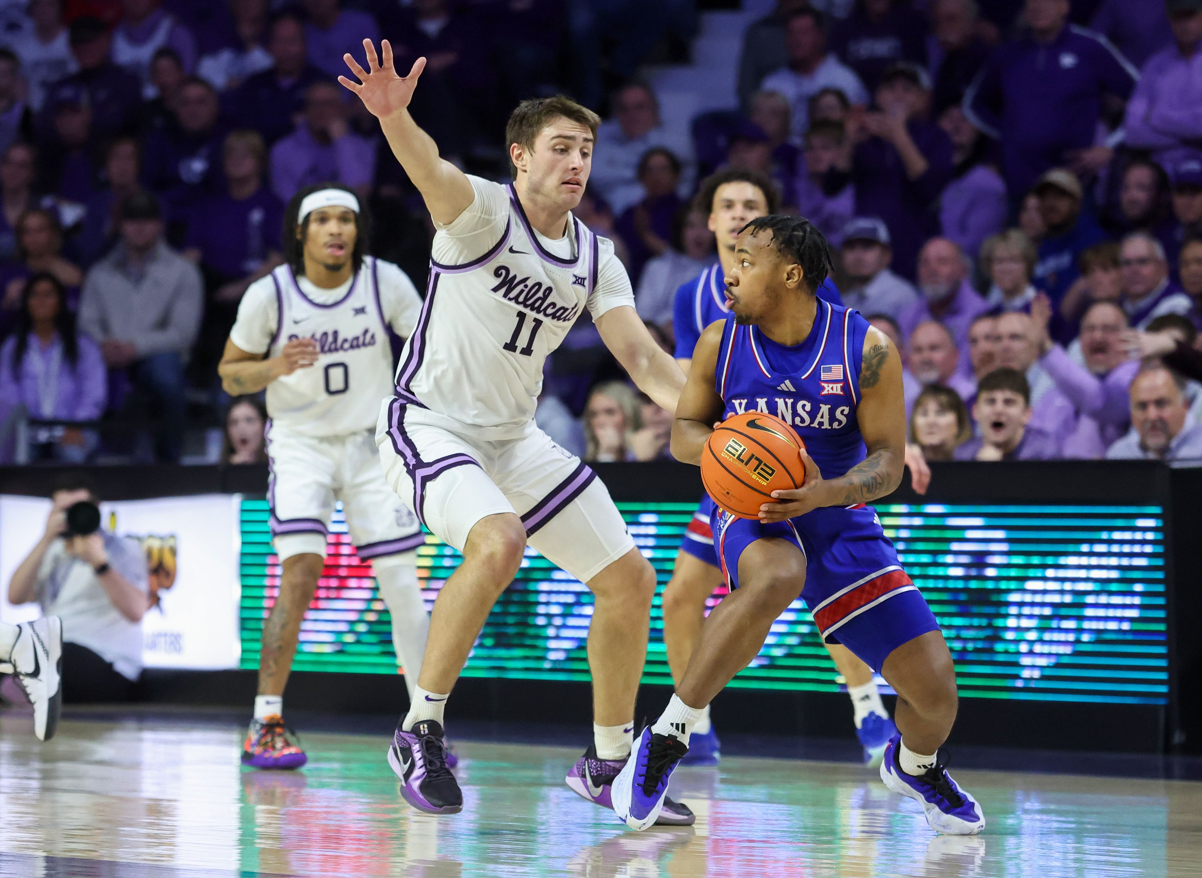 NCAA Basketball: Kansas at Kansas State - Source: Imagn