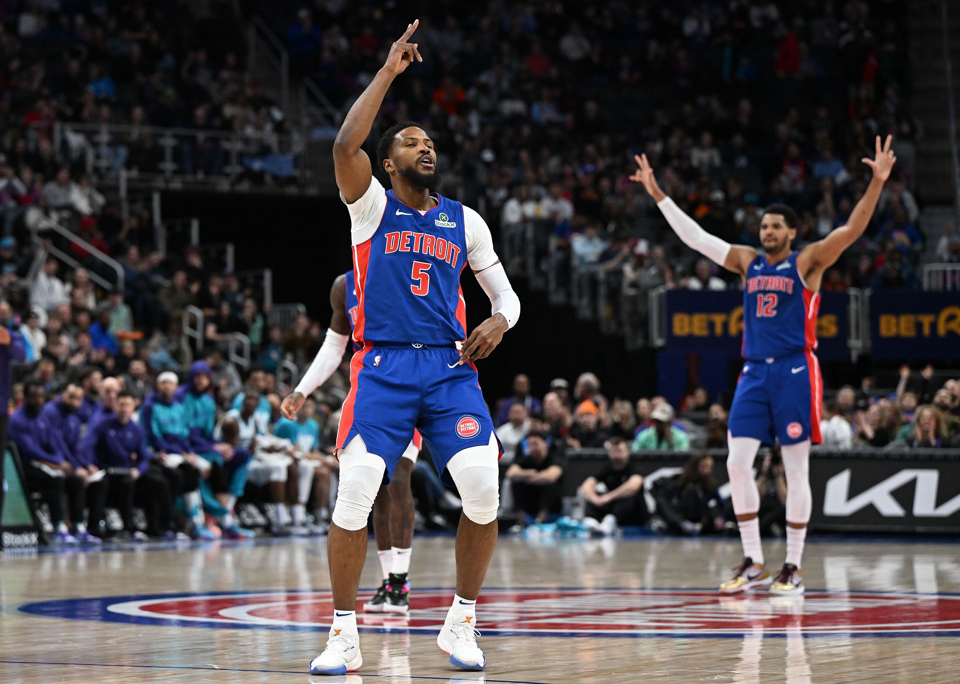 Detroit Pistons shooting guard Malik Beasley (Image Credit: Lon Horwedel-Imagn Images)