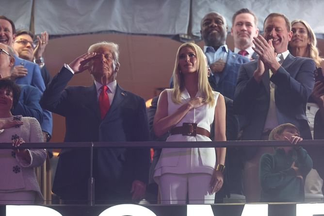 Donald Trump makes early exit from Super Bowl hours after praising ‘MAGA’ Brittany & Patrick Mahomes’ Chiefs