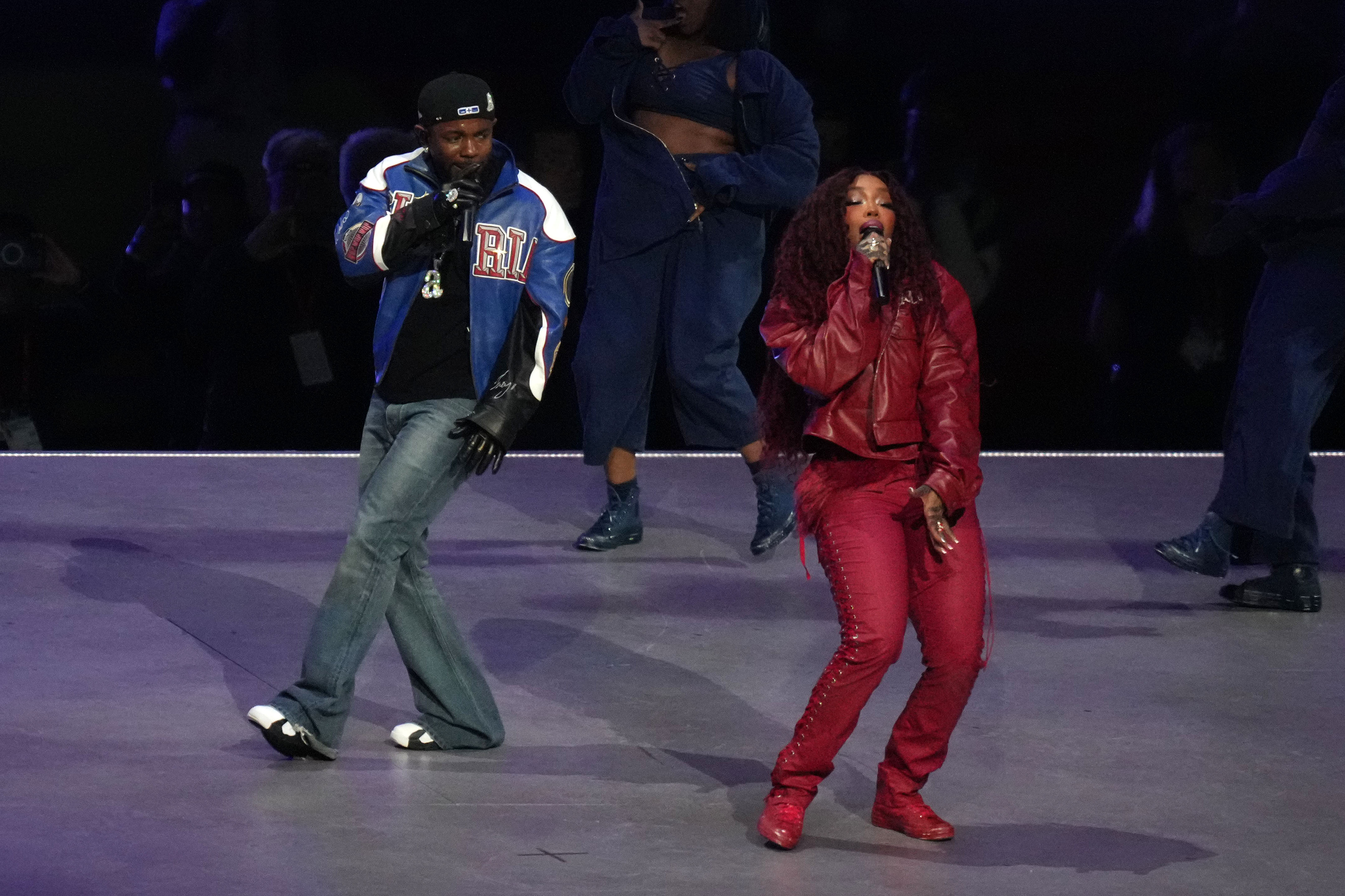 Kendrick Lamar rocks Deion Sanders' signature shoe line Nike DT Max 90s in Super Bowl halftime