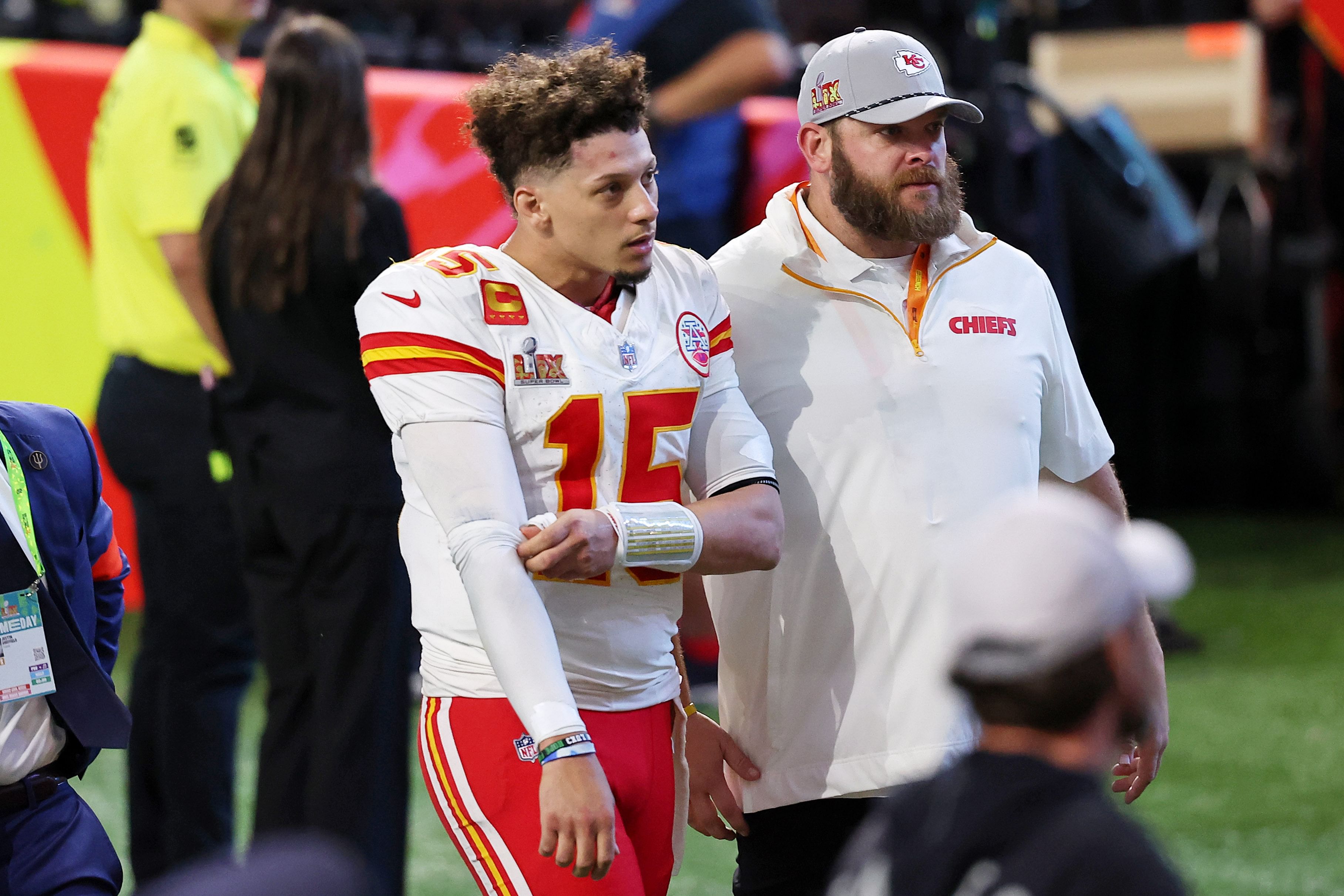 Patrick Mahomes at Super Bowl LIX-Kansas City Chiefs at Philadelphia Eagles - Source: Imagn