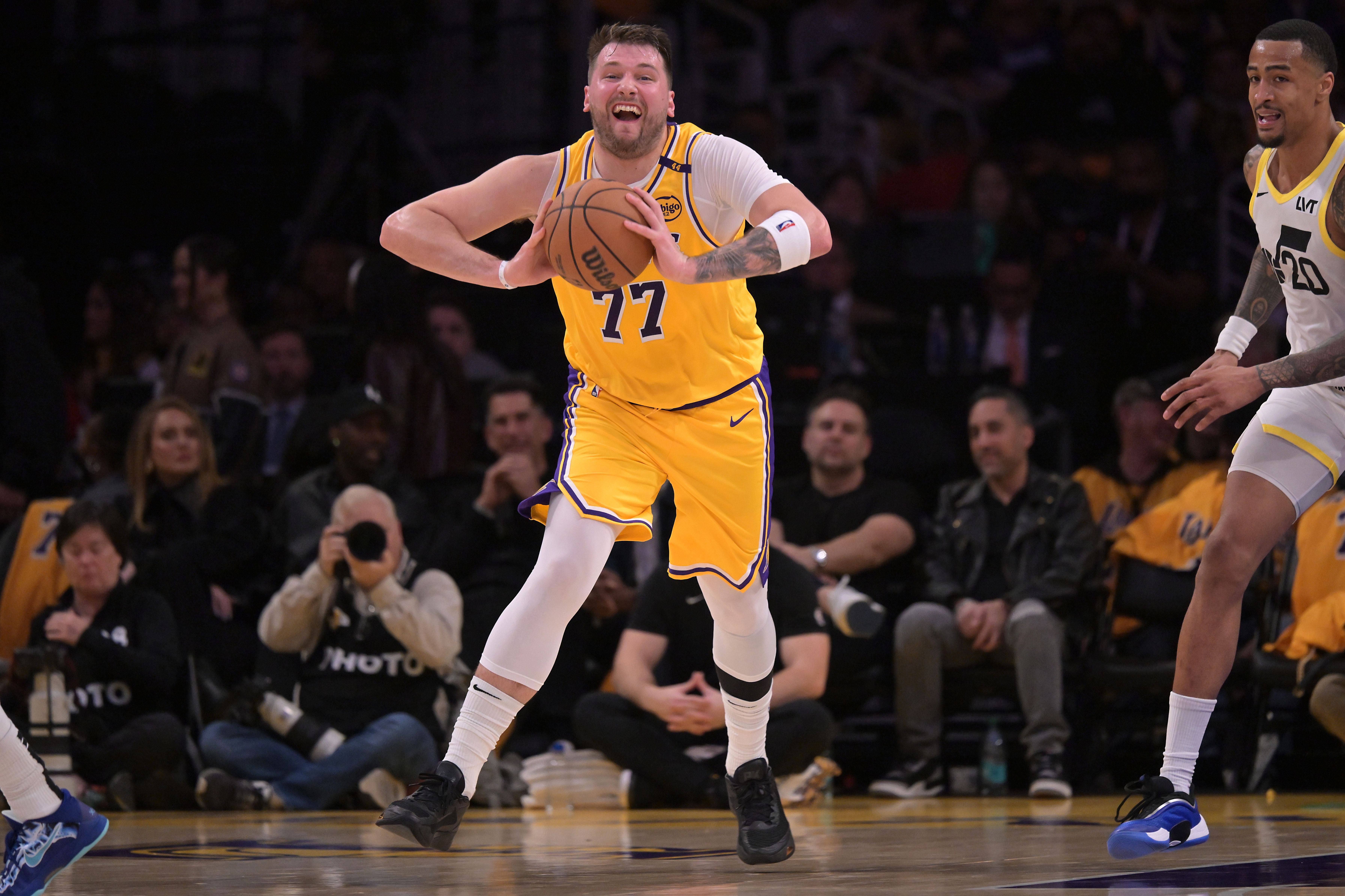 Luka Doncic comments after his first game for the LA Lakers. (Photo: IMAGN)