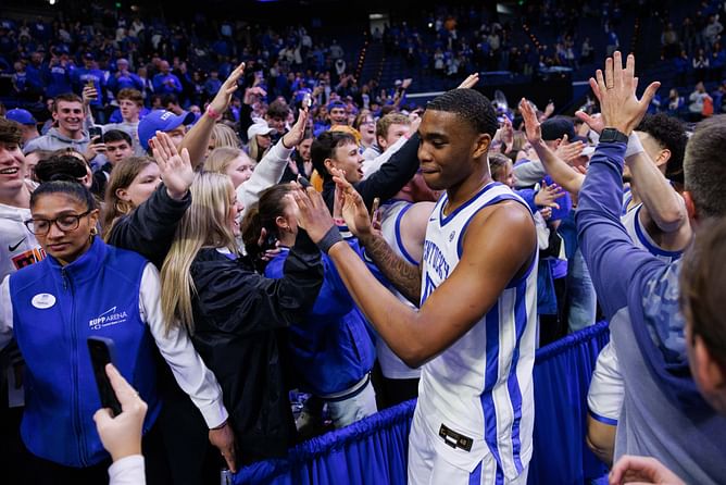 "I can't believe they won": Fans left stunned as #15 Kentucky pulls off major upset on #5 Tennessee
