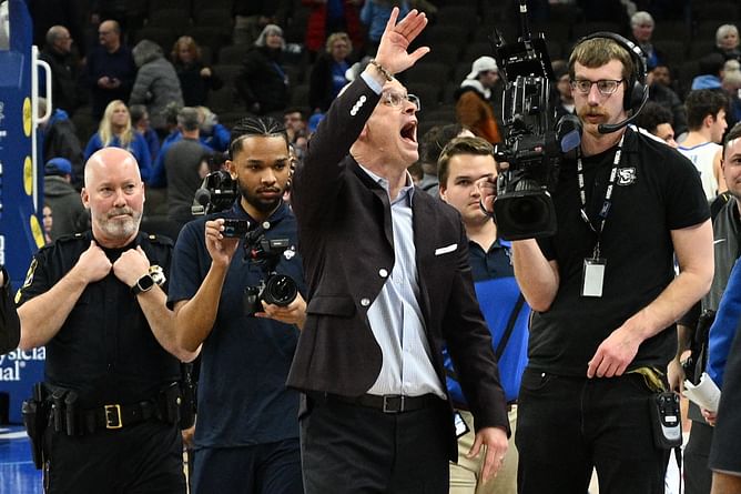 Dan Hurley mistakenly calls basketball media "a**holes" after UConn beats Georgetown