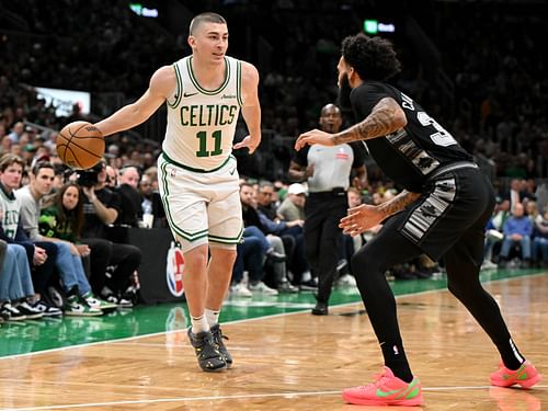 Boston Celtics point guard Payton Pritchard (Image Credit: Brian Fluharty-Imagn Images)