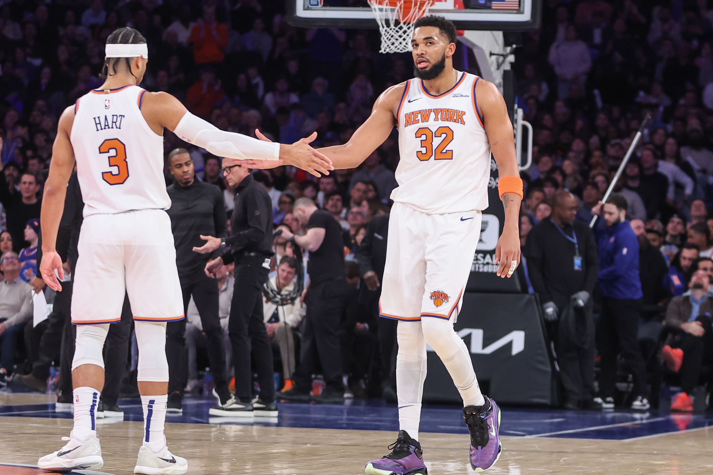 Josh Hart hints at the return of Knicks center (Image Source: Imagn)