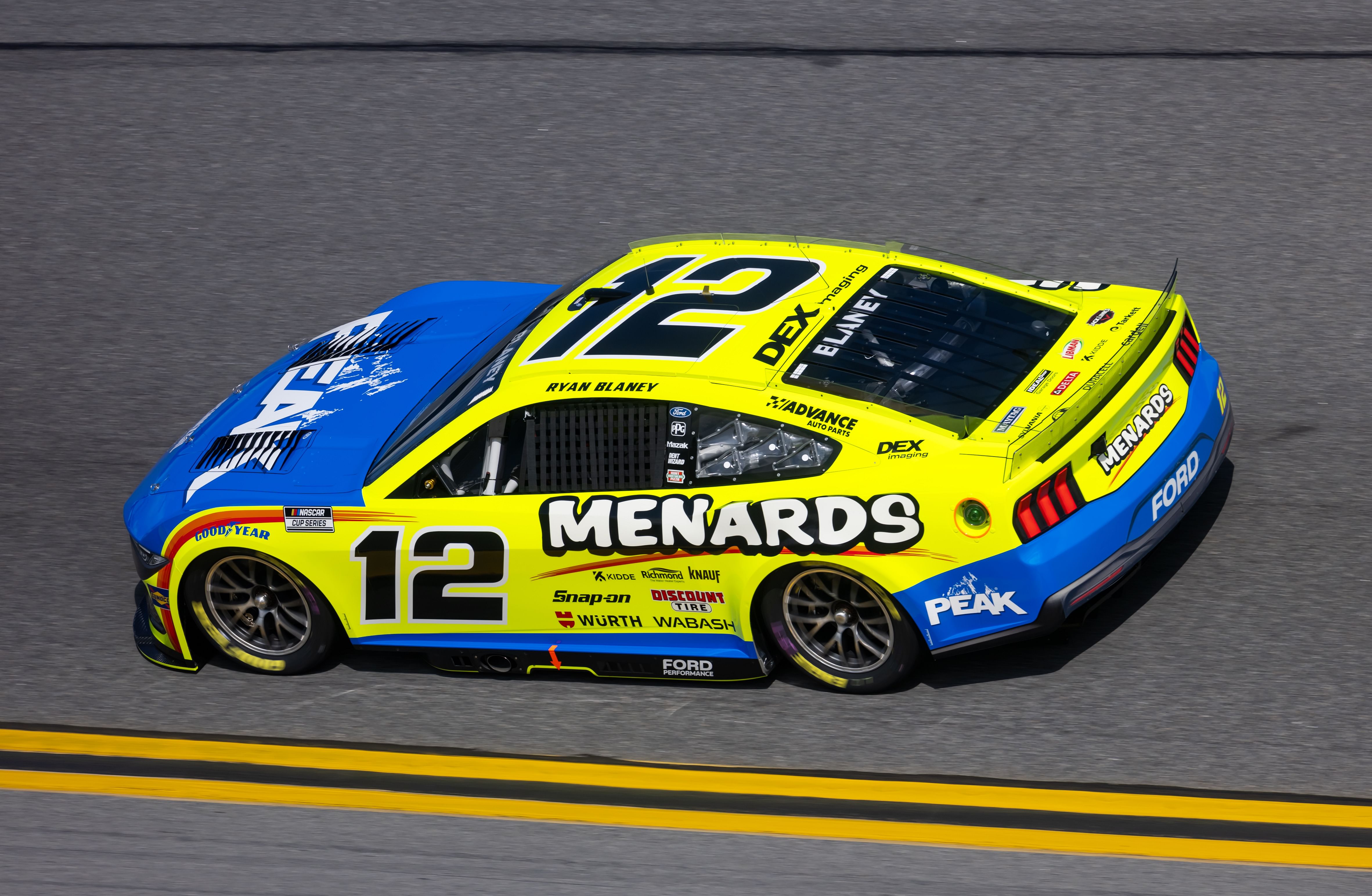 Ryan Blaney (12) during practice for the Daytona 500 at Daytona International Speedway - Source: Imagn