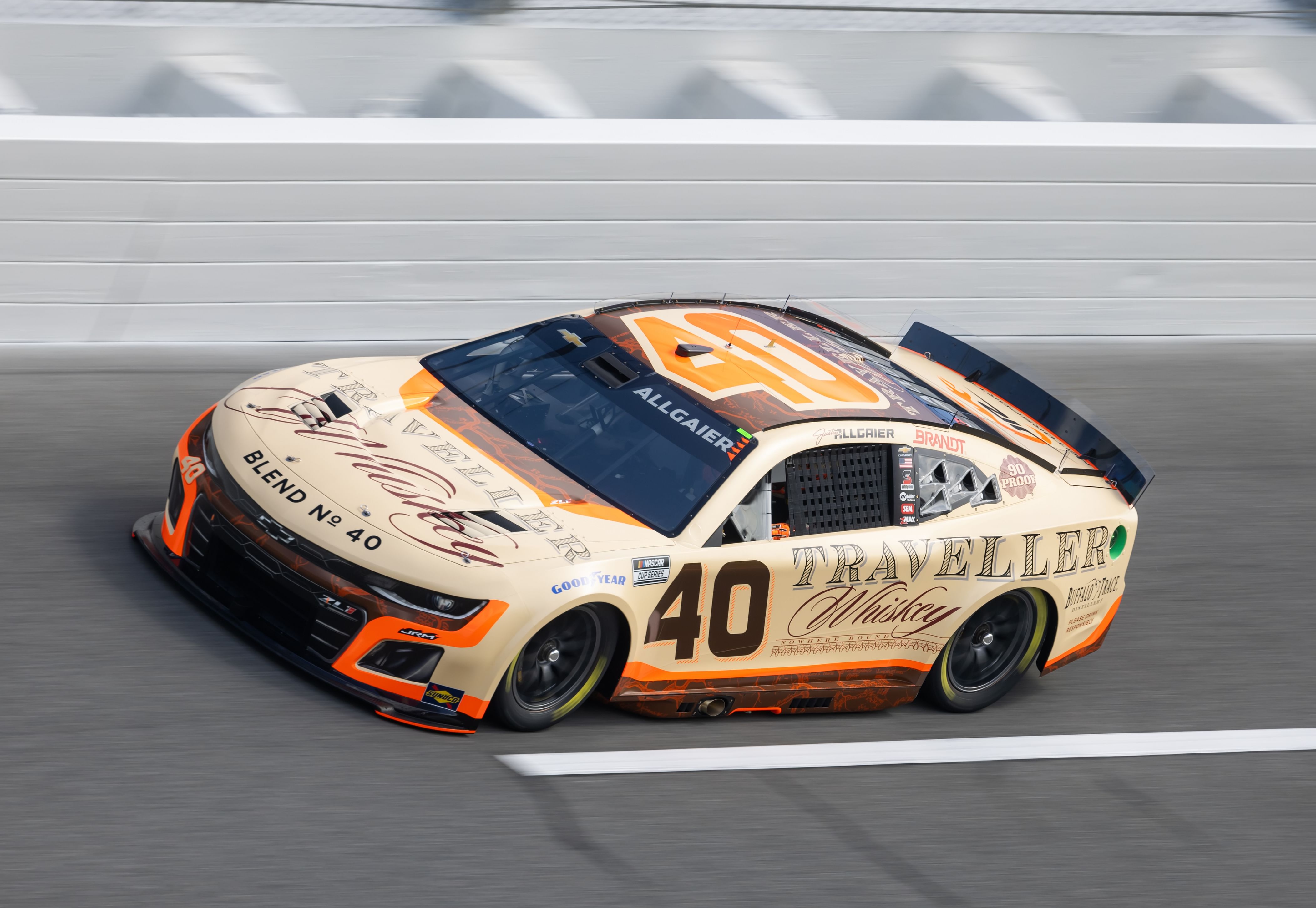 Justin Allgaier during the Daytona 500 practice session - Source: Imagn