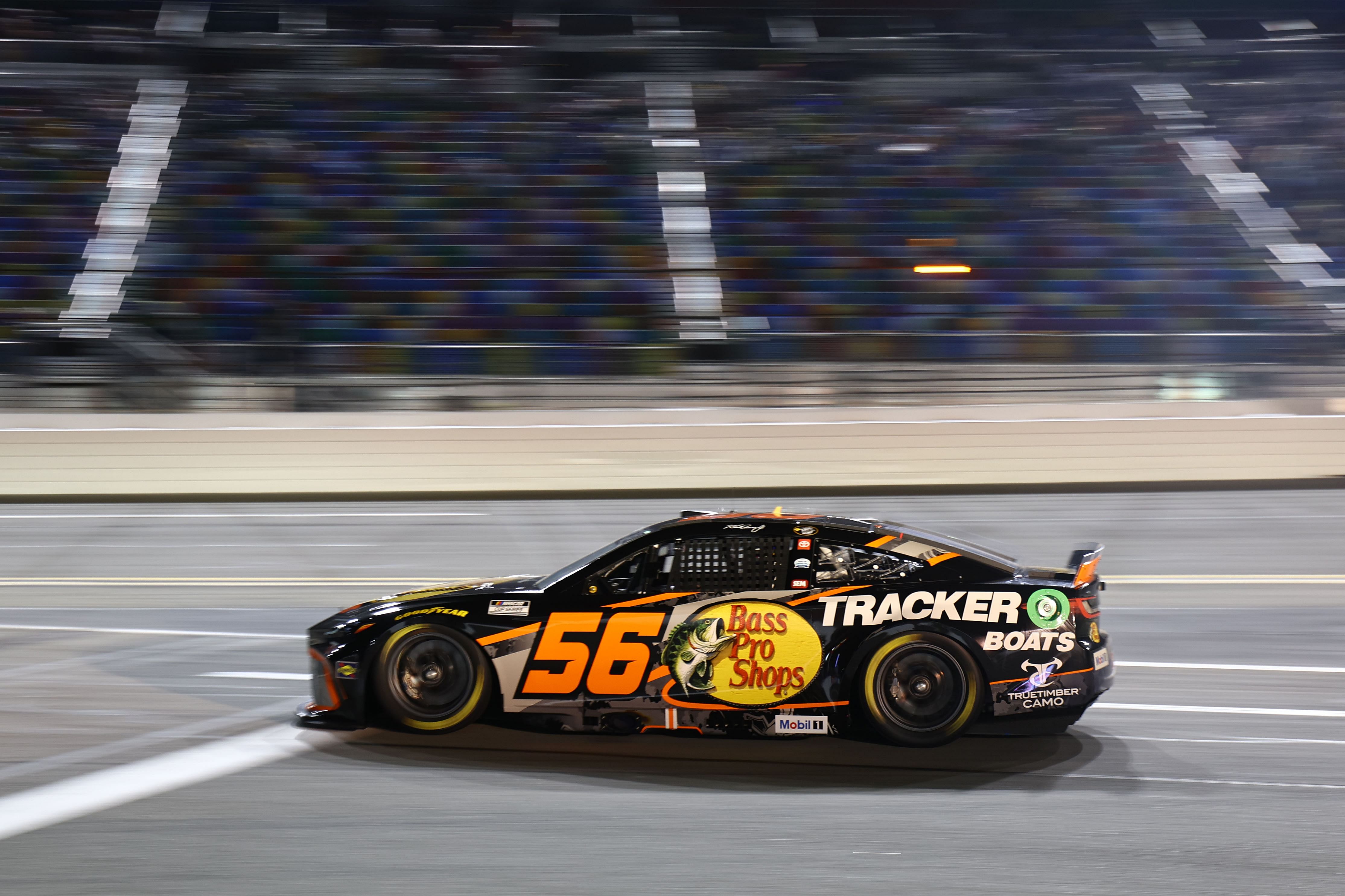 Martin Truex Jr. in the No. 56 Toyota at the Daytona International Speedway - Source: Imagn