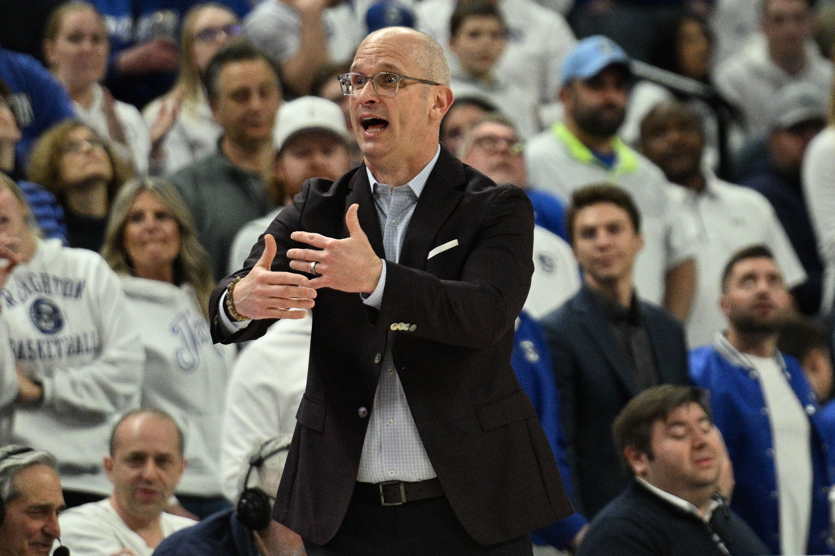 NCAA Basketball: UConn Huskies HC Dan Hurley - Source: Imagn