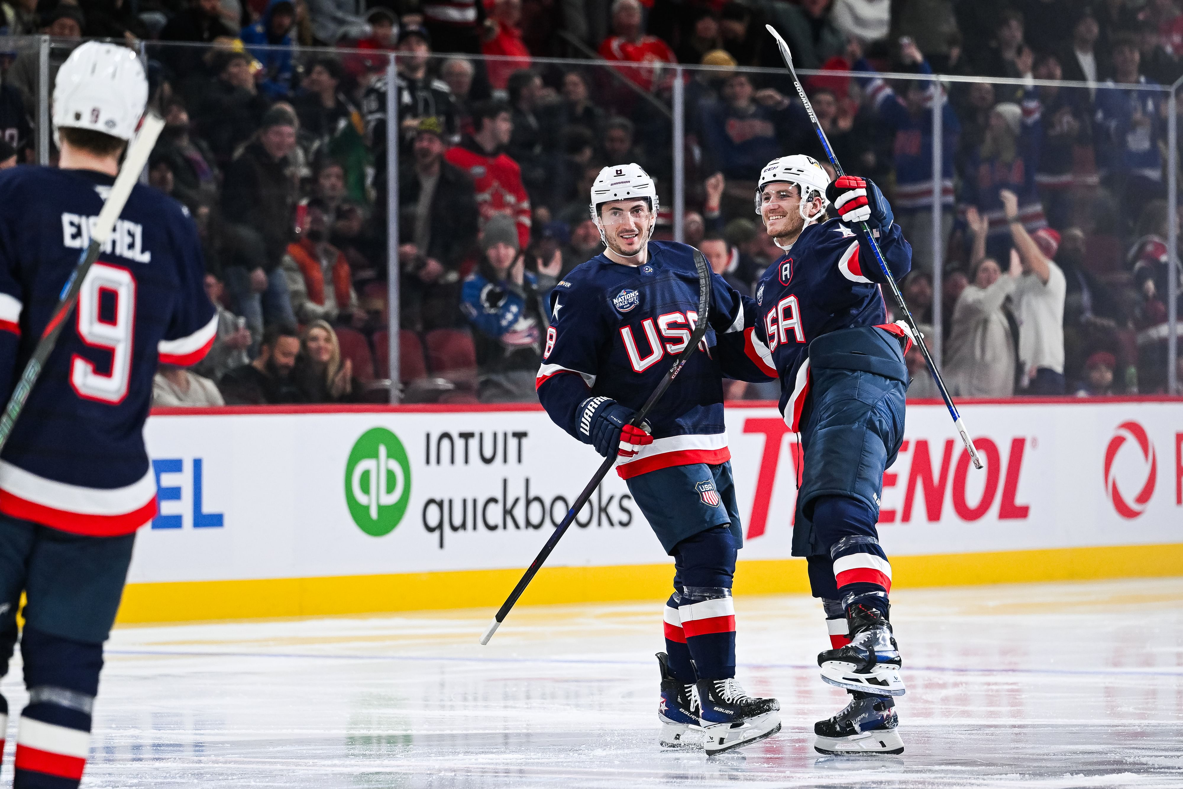 Team USA was booed at the 4 Nations Face-Off (Imagn)