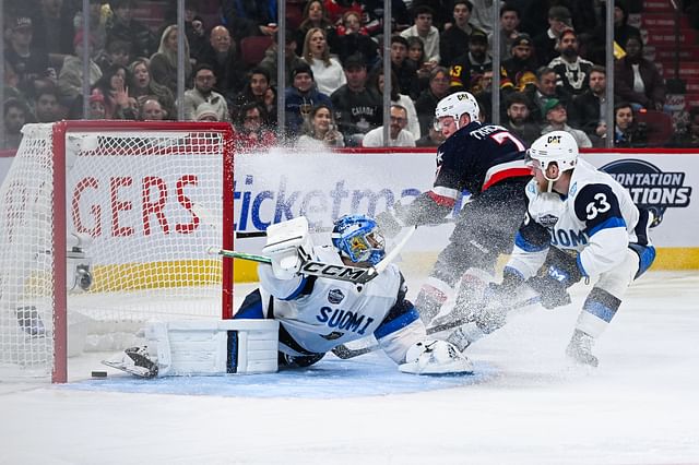 Who won USA vs Finland hockey at 4 Nations FaceOff? Final score and