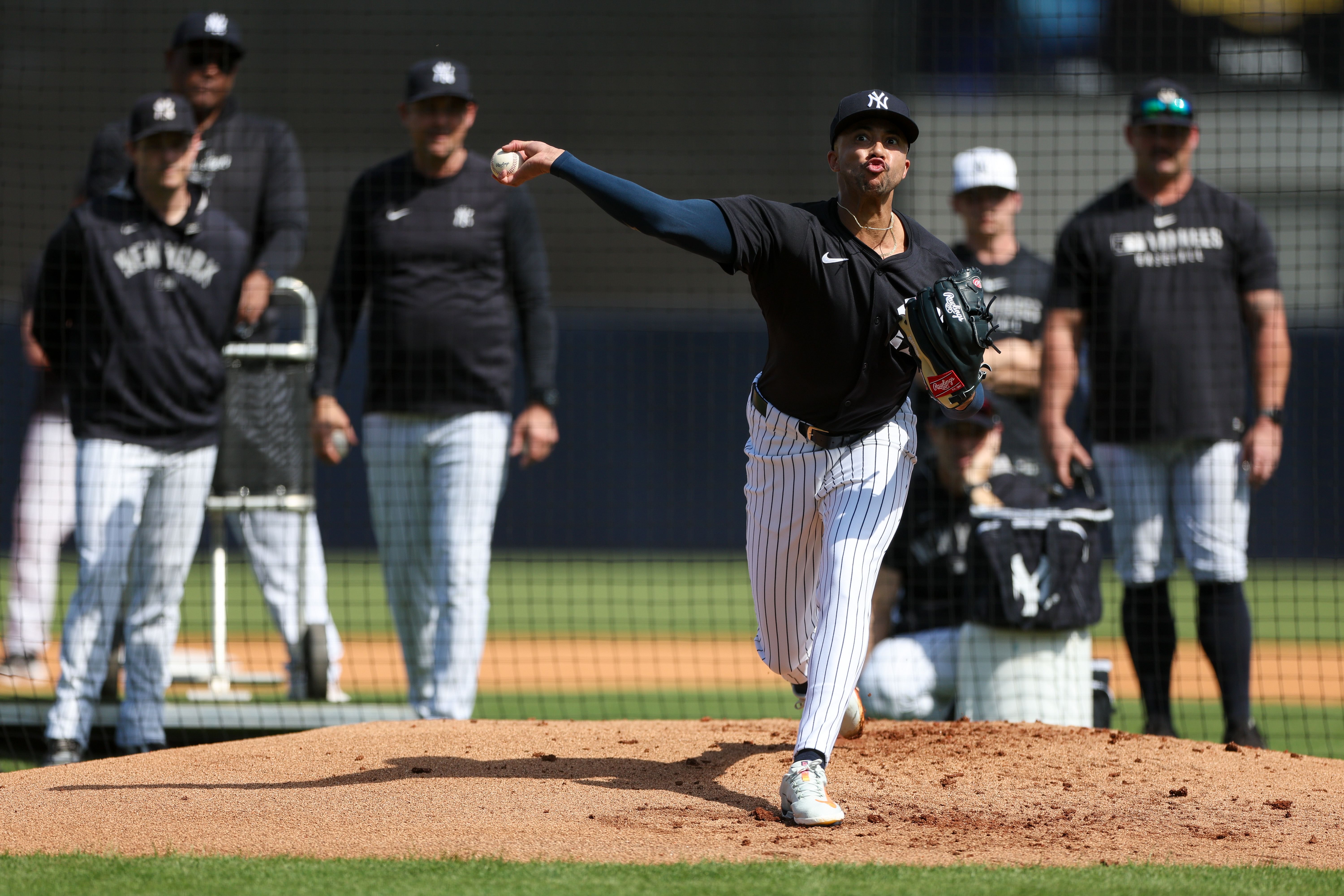 New York Yankees Workouts - Devin Williams (Photo via IMAGN)