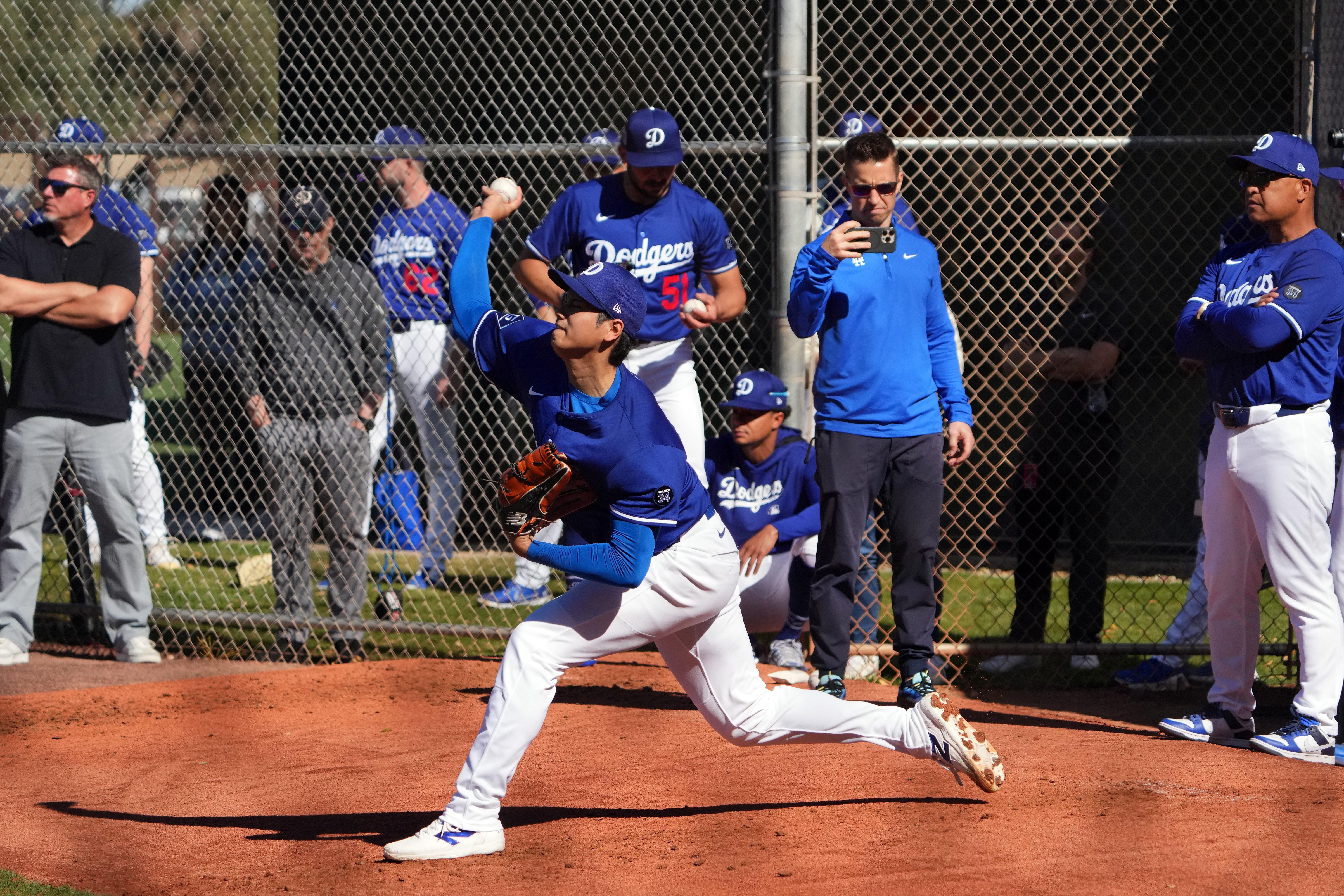 MLB: Los Angeles Dodgers-Workouts - Source: Imagn