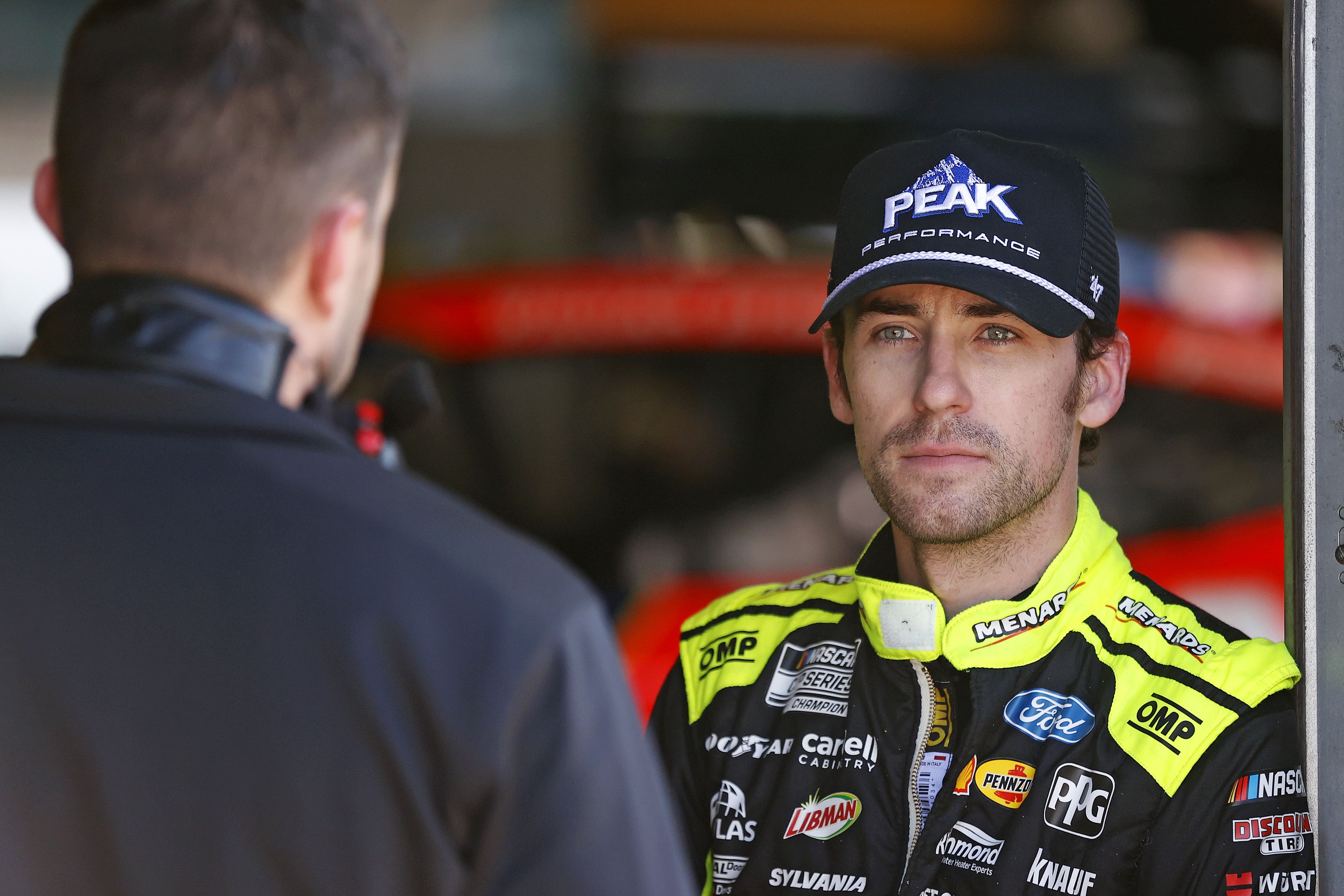  Ryan Blaney during practice for the Daytona 500 at Daytona International Speedway - Source: Imagn