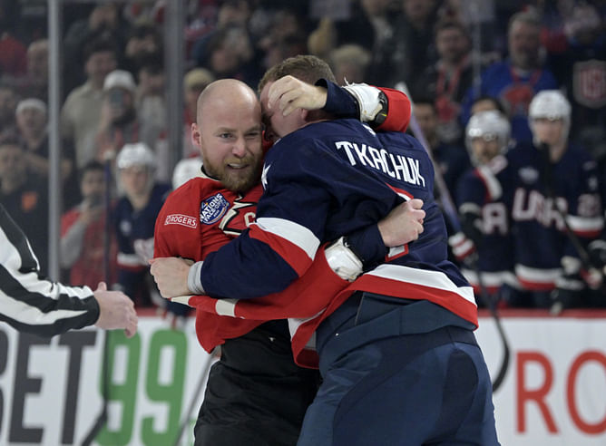 Elliotte Friedman shares never-heard-before detail on opening fights during 4 Nations USA vs Canada game