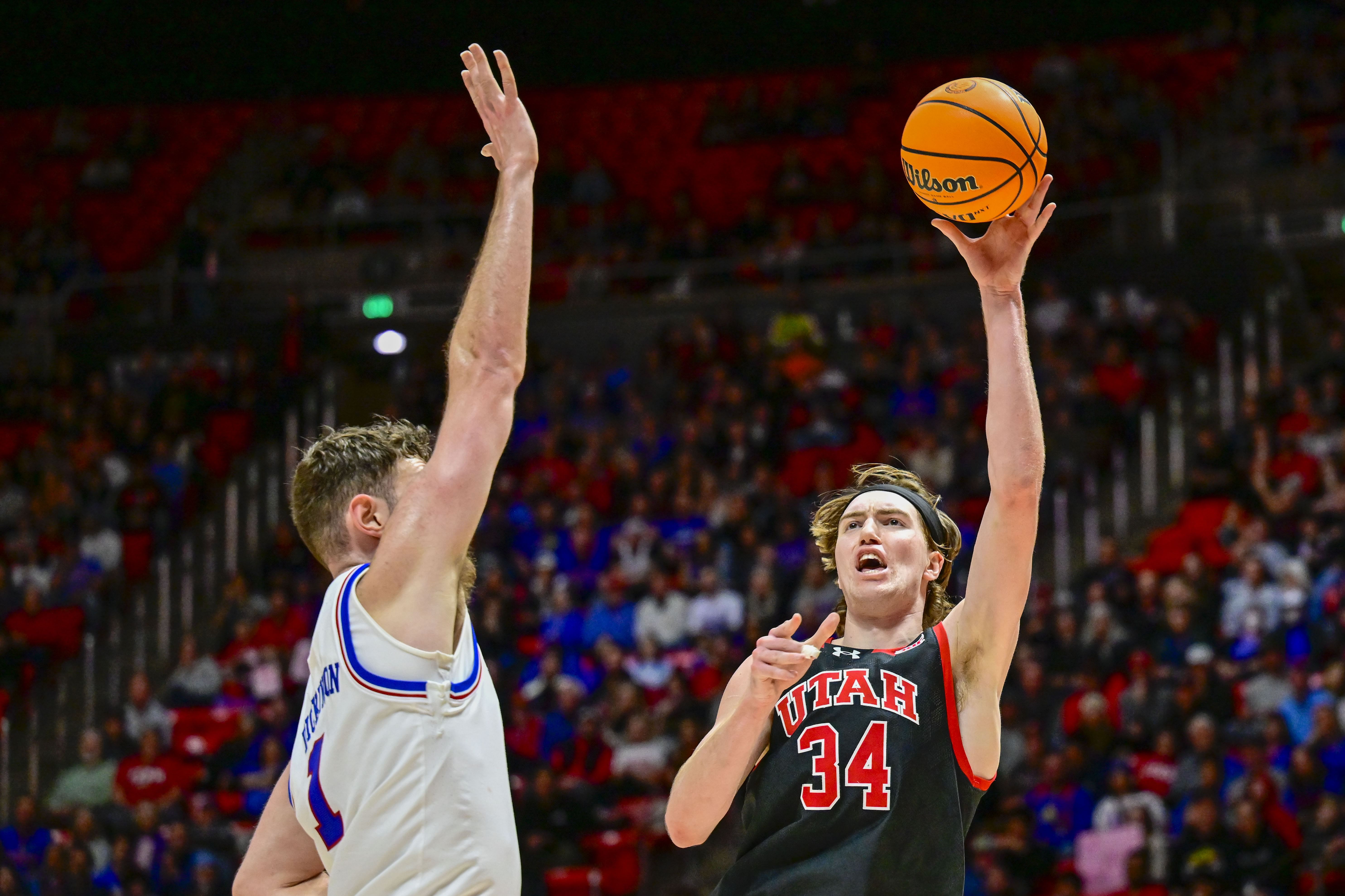 NCAA Basketball: Kansas at Utah - Source: Imagn