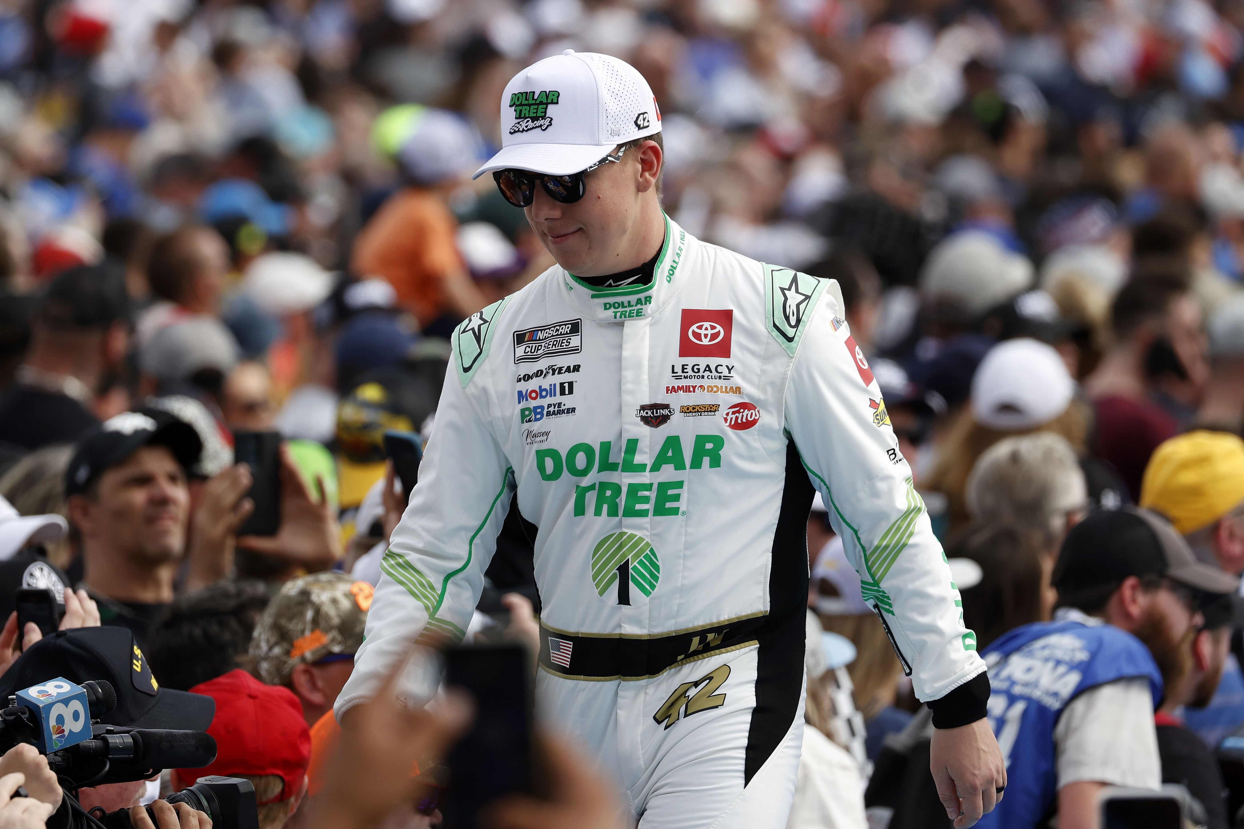 John Hunter Nemechek during the Daytona 500 - Source: Imagn