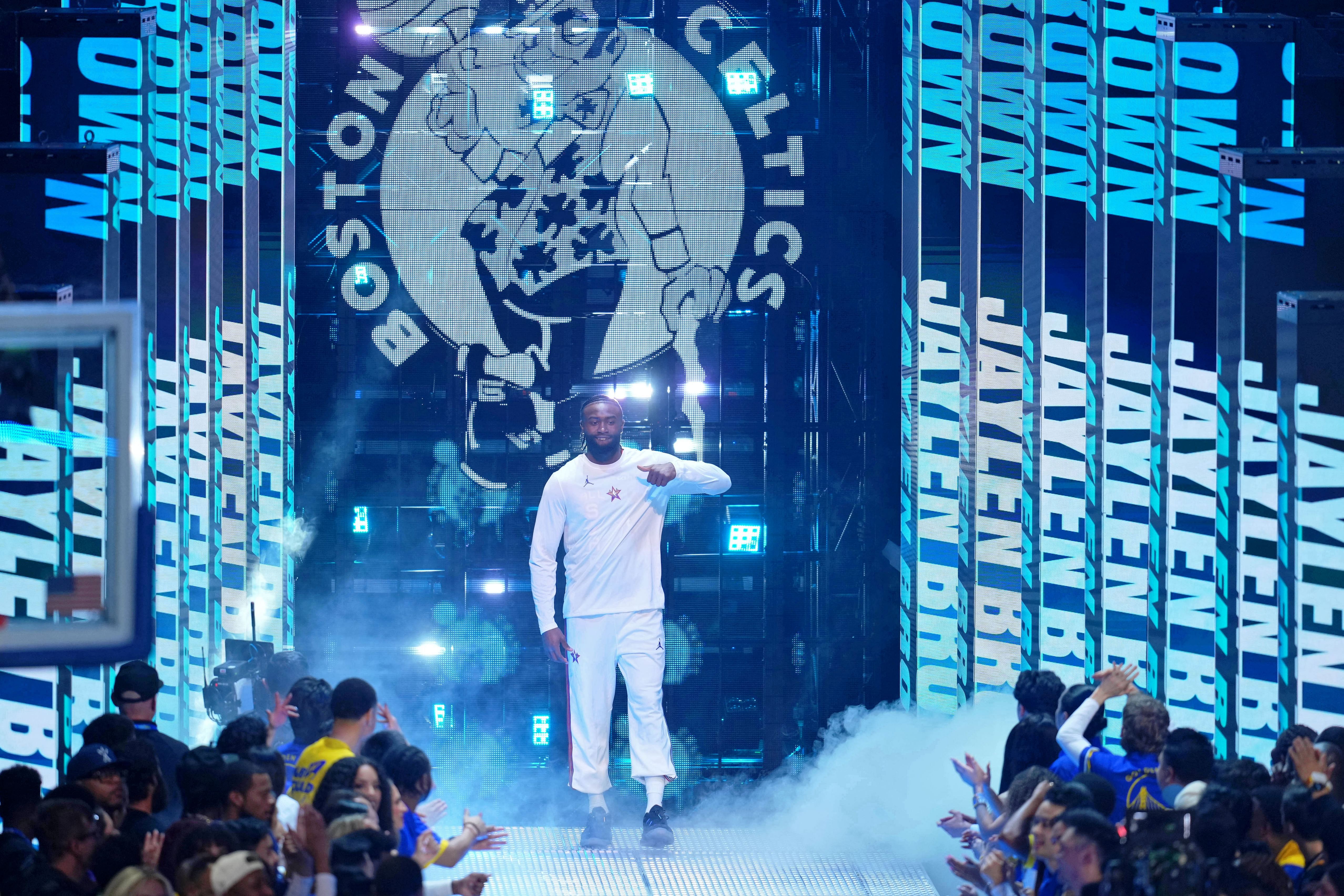 Jaylen Brown at the 2025 NBA All-Star Game. (Photo: IMAGN)