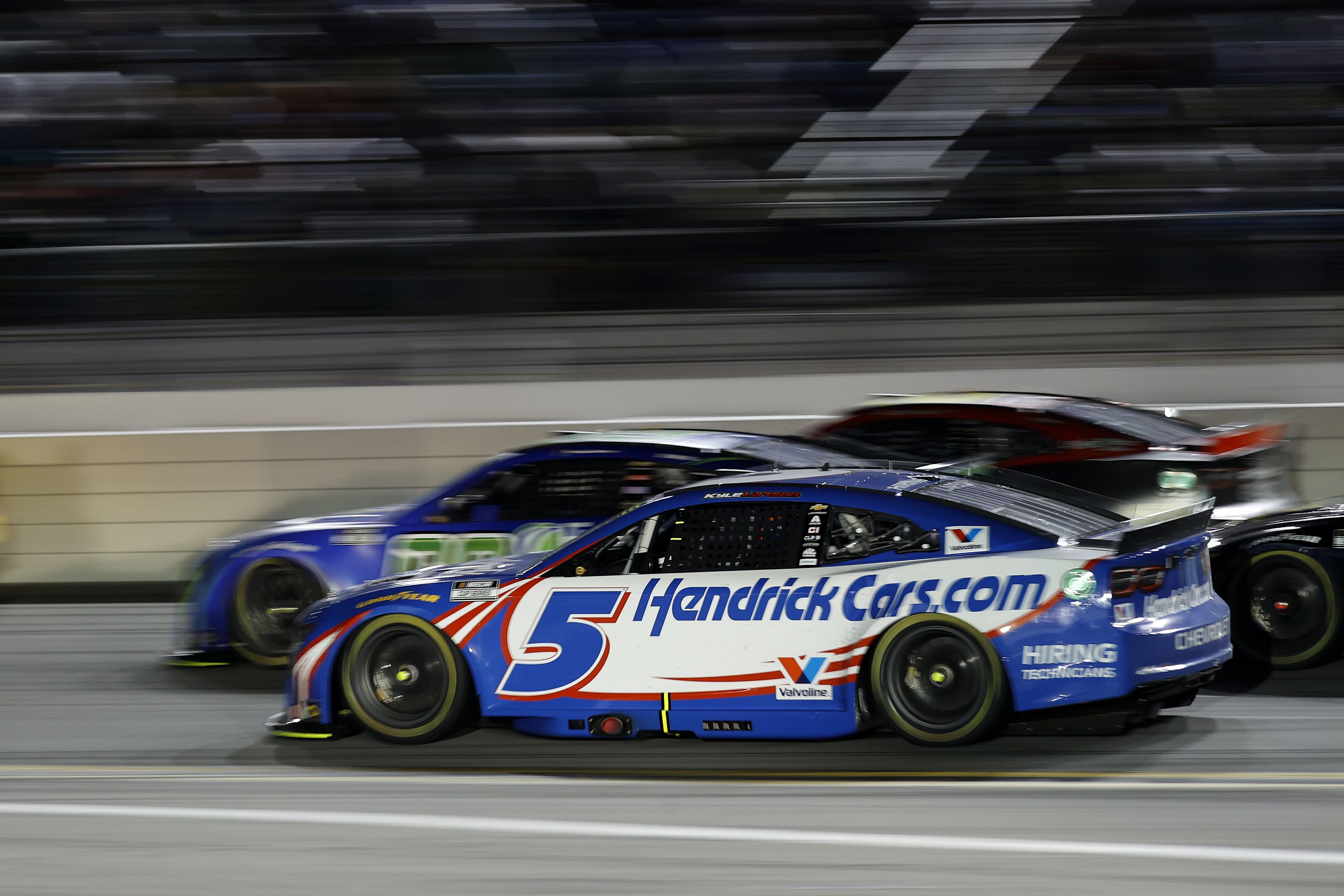 Kyle Larson (5) during the Daytona 500 at Daytona International Speedway - Source: Imagn