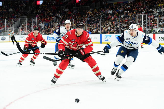 Nathan MacKinnon makes his feelings known on Team USA rematch at 4 Nations Face-Off final